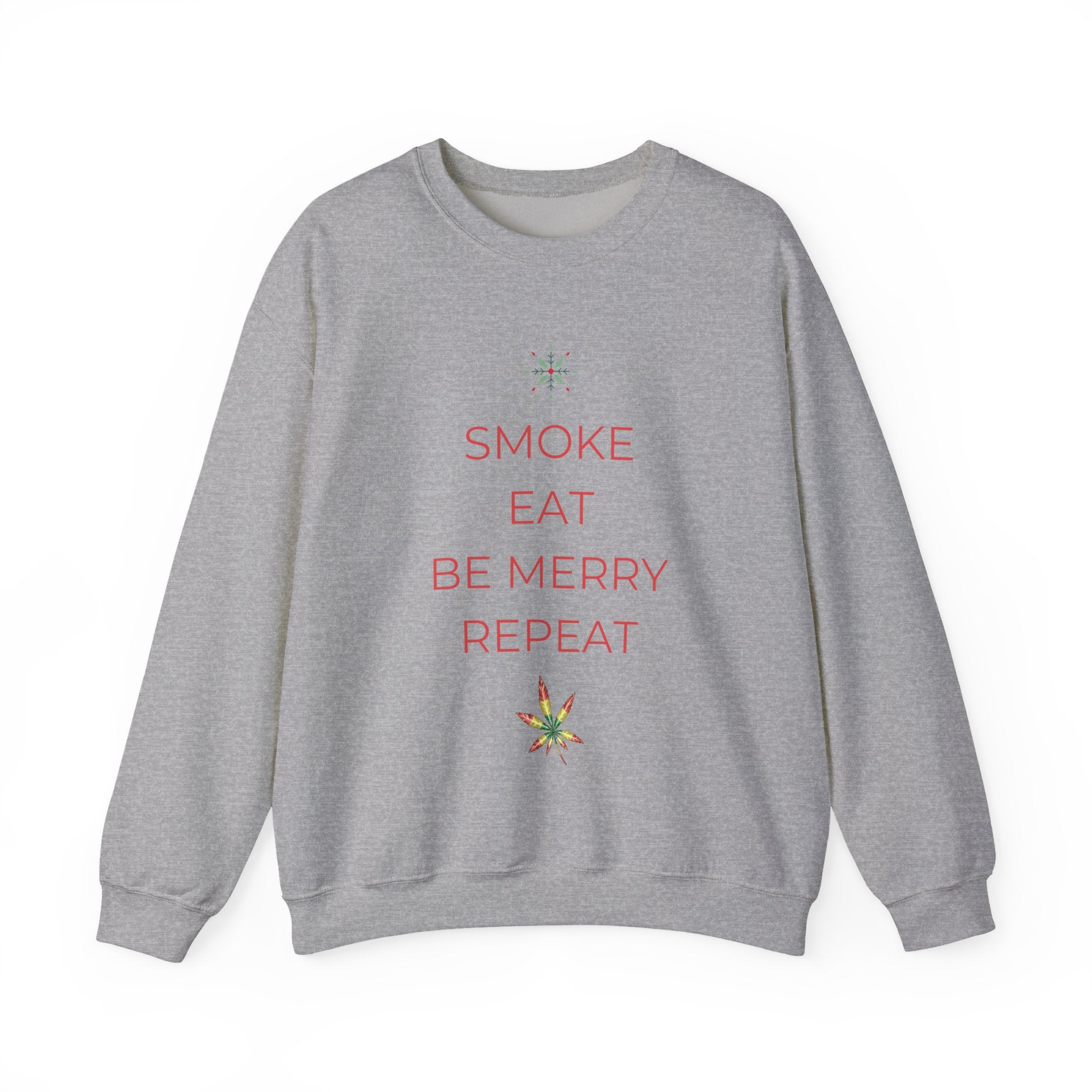Eat Repeat Holiday Unisex Heavy Blend Crewneck Sweatshirt