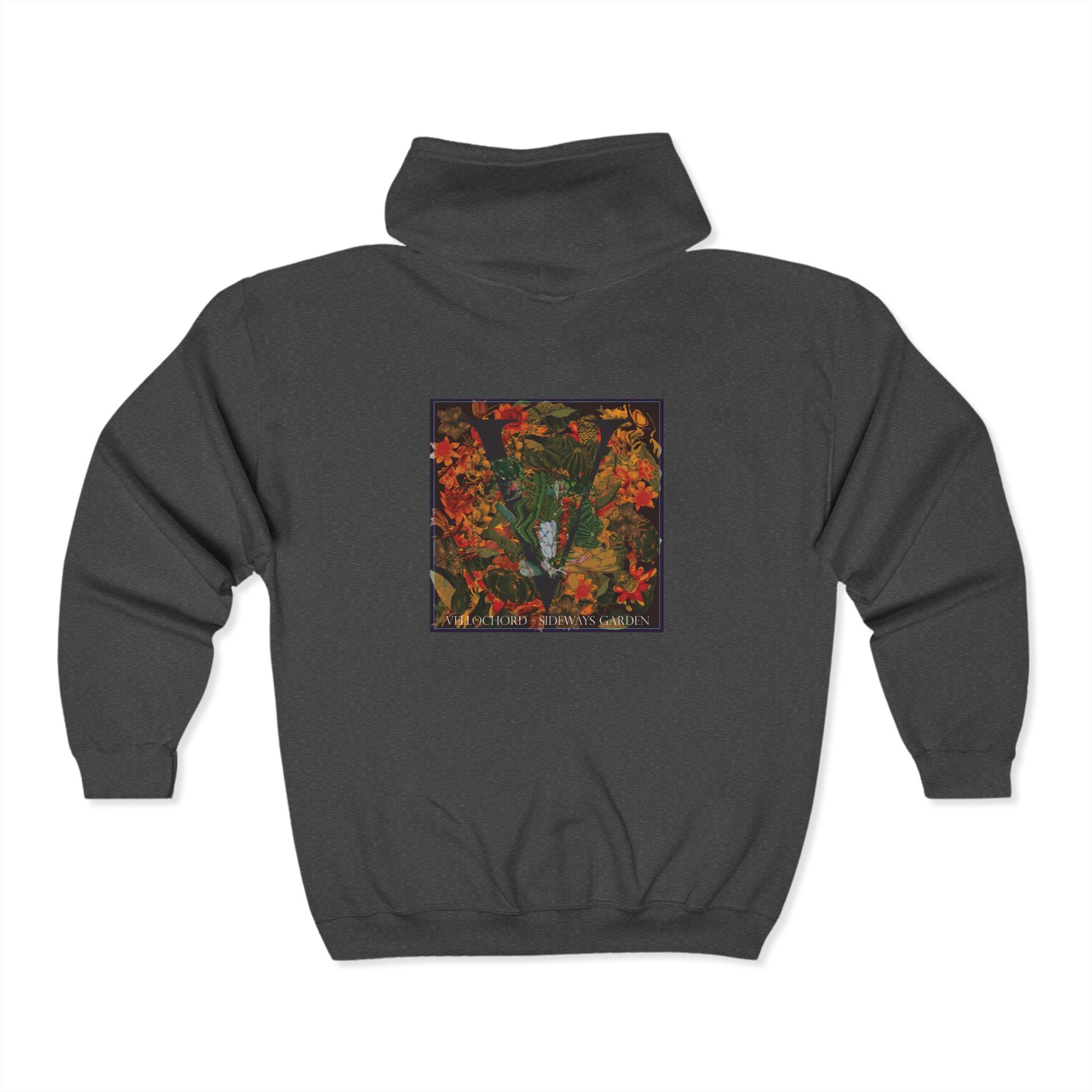 Vellochord Unisex Heavy Blend Full Zip Hooded Sweatshirt