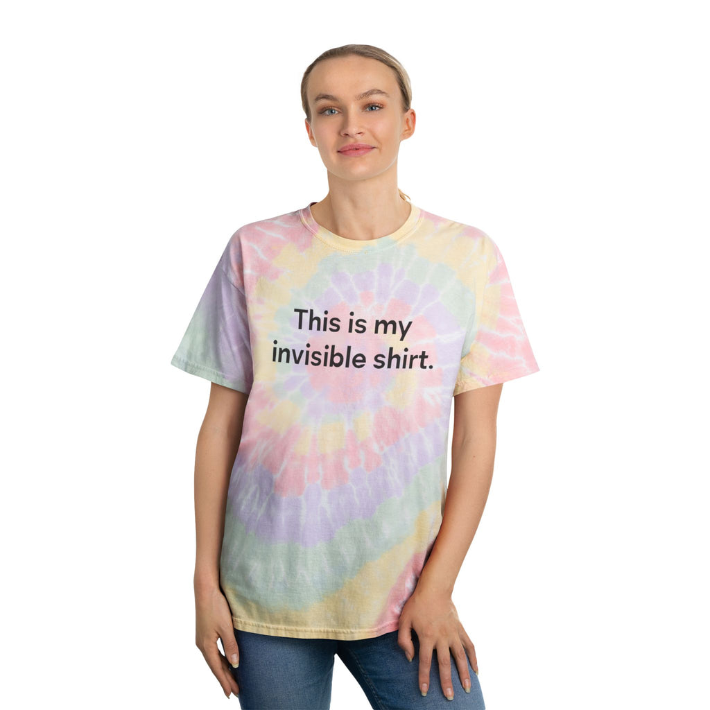 Invisible Shirt in Pastel Tie-Dye Tee