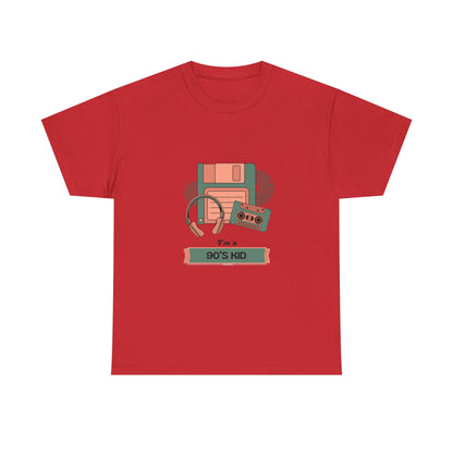90s Kid Unisex Heavy Cotton Tee