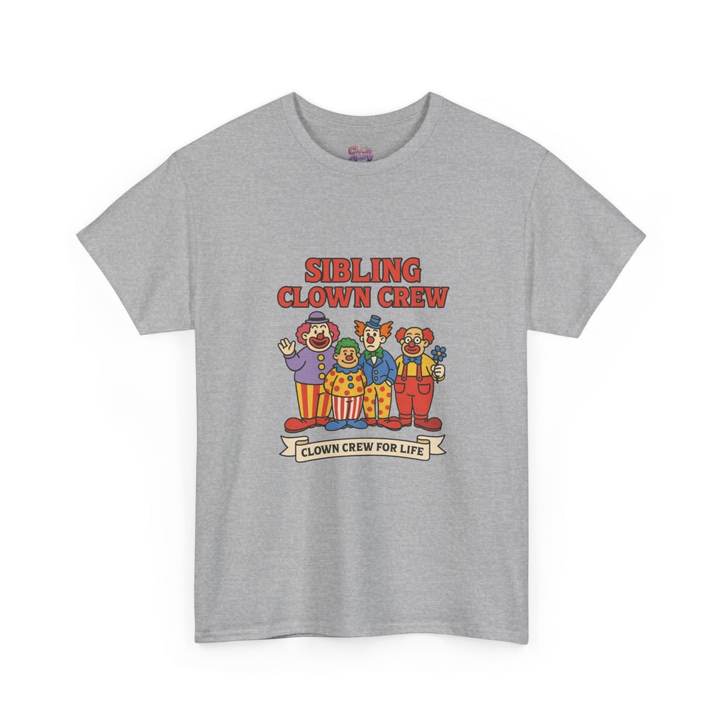 Clown Siblings Unisex Heavy Cotton Tee
