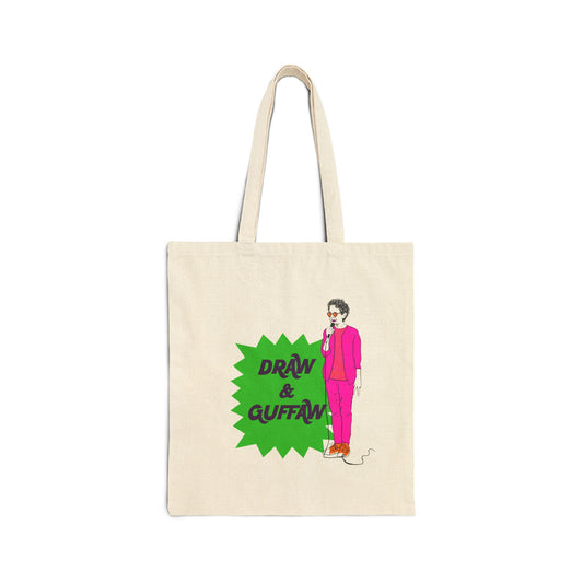 Draw & Guffaw Cotton Canvas Tote Bag