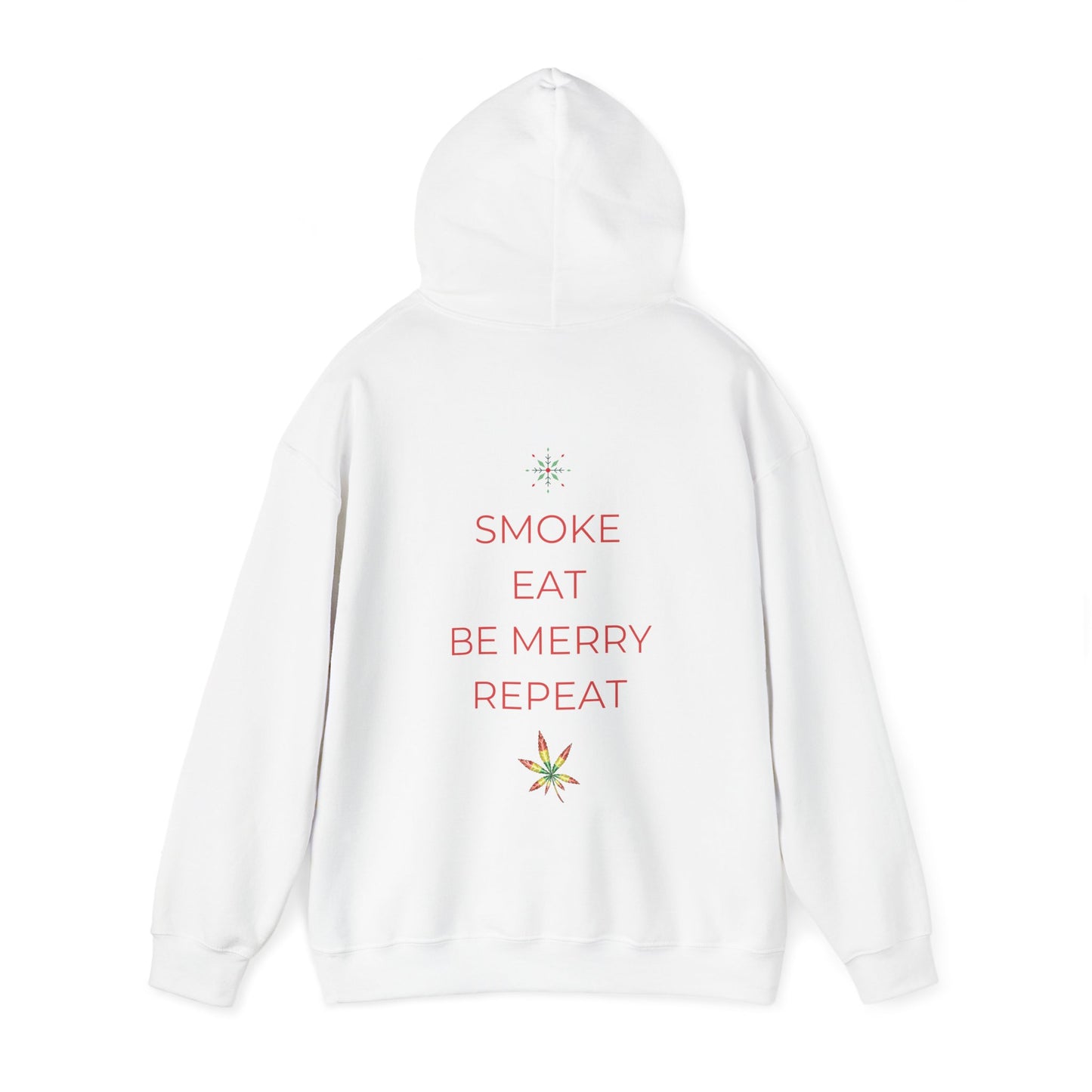 Eat Repeat Holiday Unisex Heavy Blend Hooded Sweatshirt