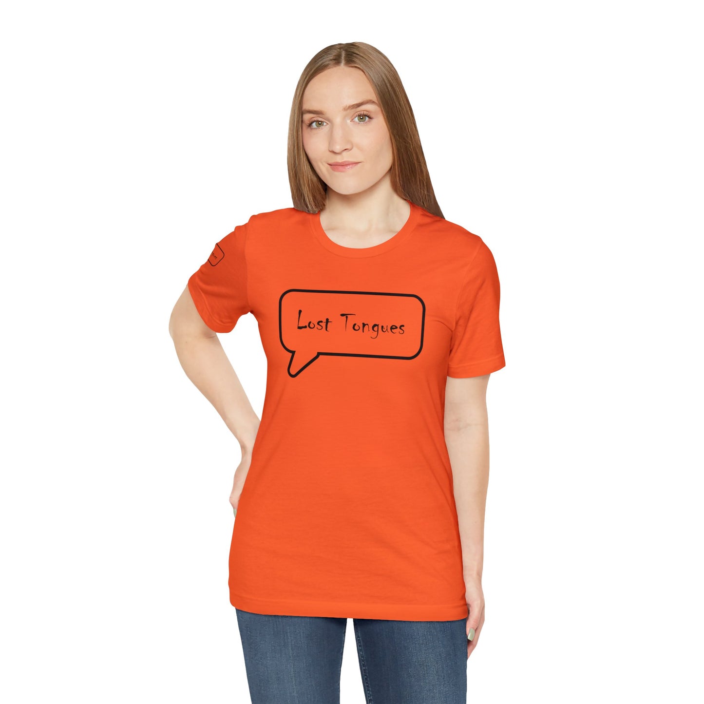 Lost Tongues Unisex Jersey Short Sleeve Tee