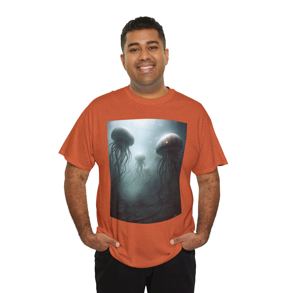 Alien Jellyfish Unisex Heavy Cotton Tee