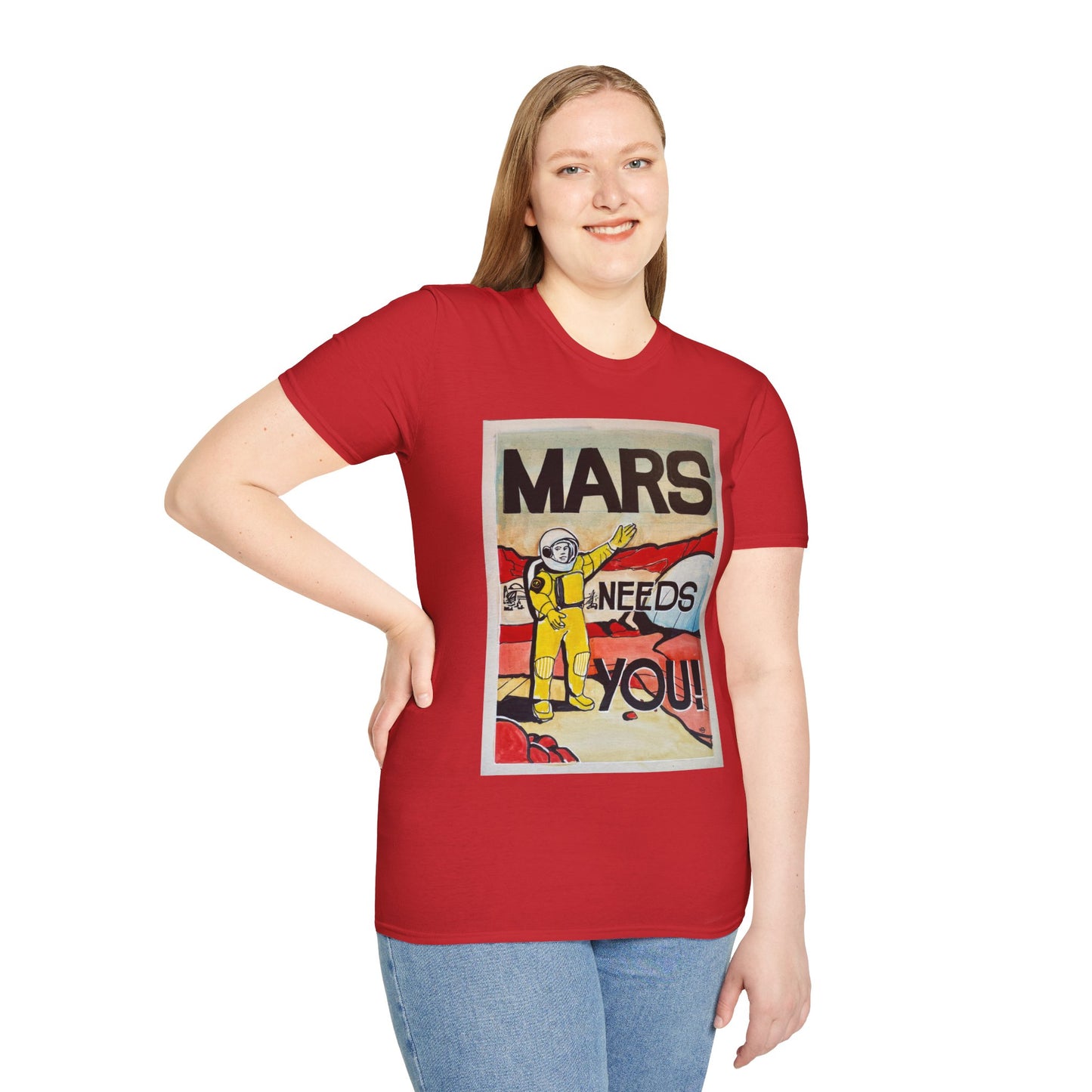 Mars Needs You Unisex Softstyle T-Shirt