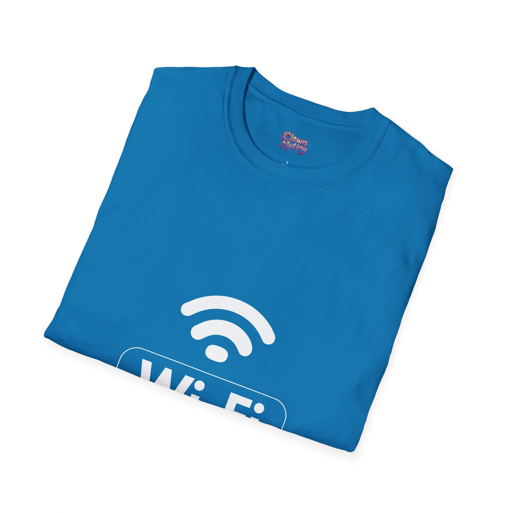 Funny Wi-Fi Love Language Unisex Softstyle T-Shirt | Perfect for Tech Lovers