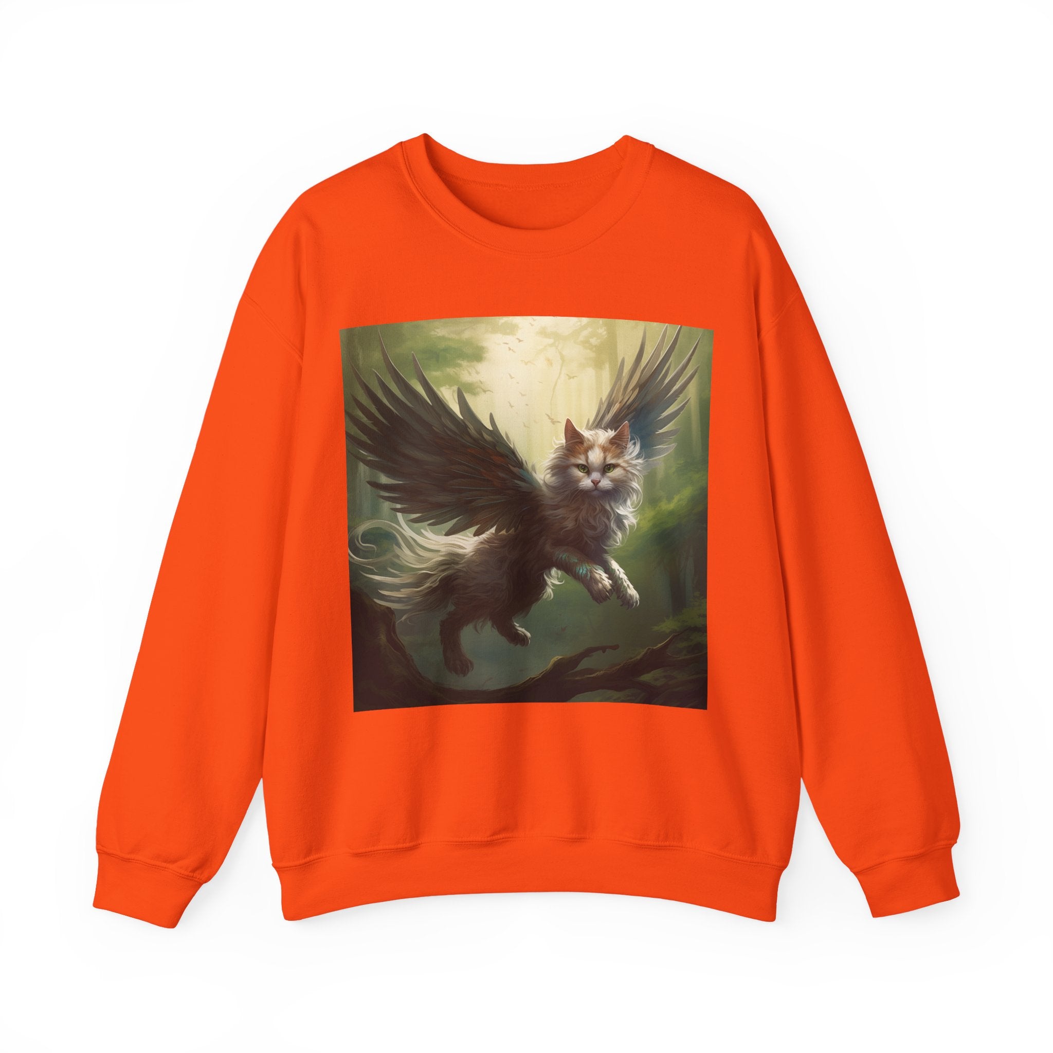 Fantasy Cat Unisex Heavy Blend Crewneck Sweatshirt