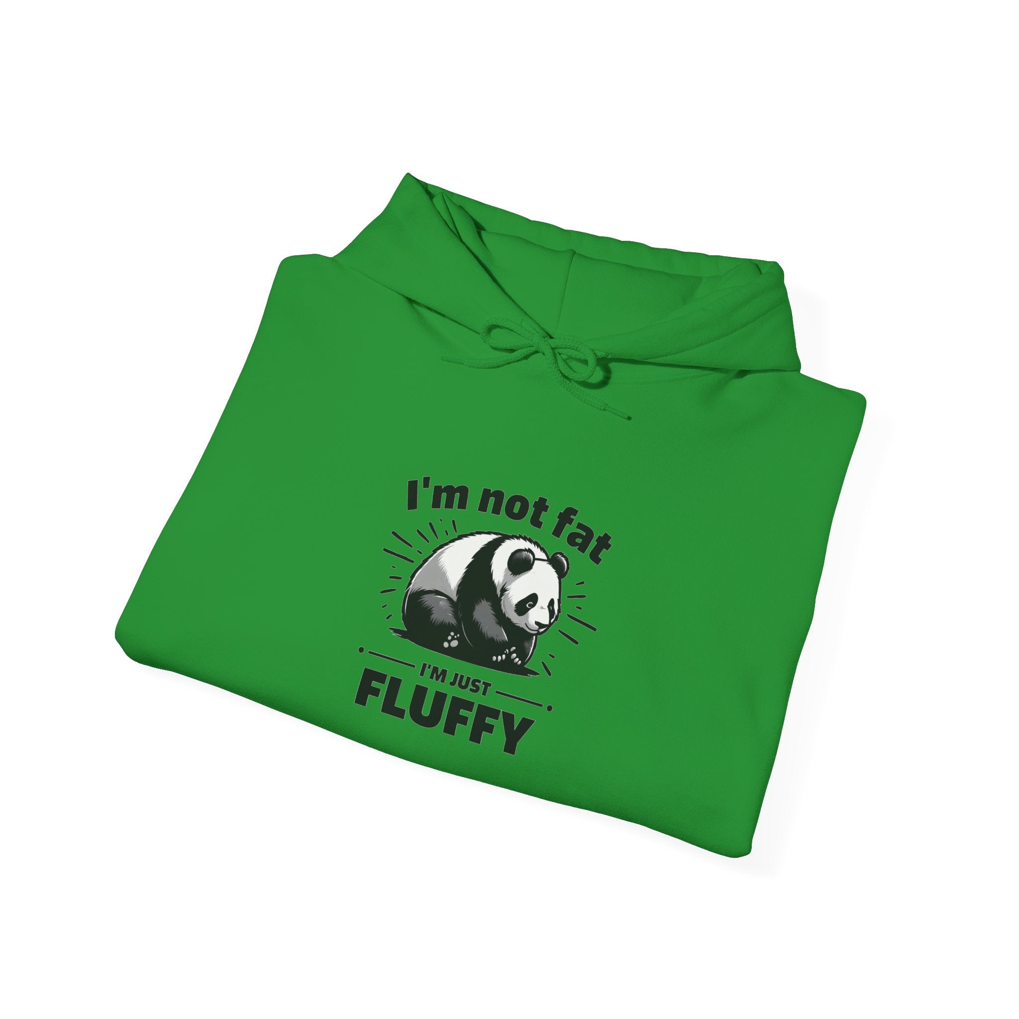 Funny Panda Hoodie - "I'm Not Fat, I'm Just Fluffy"