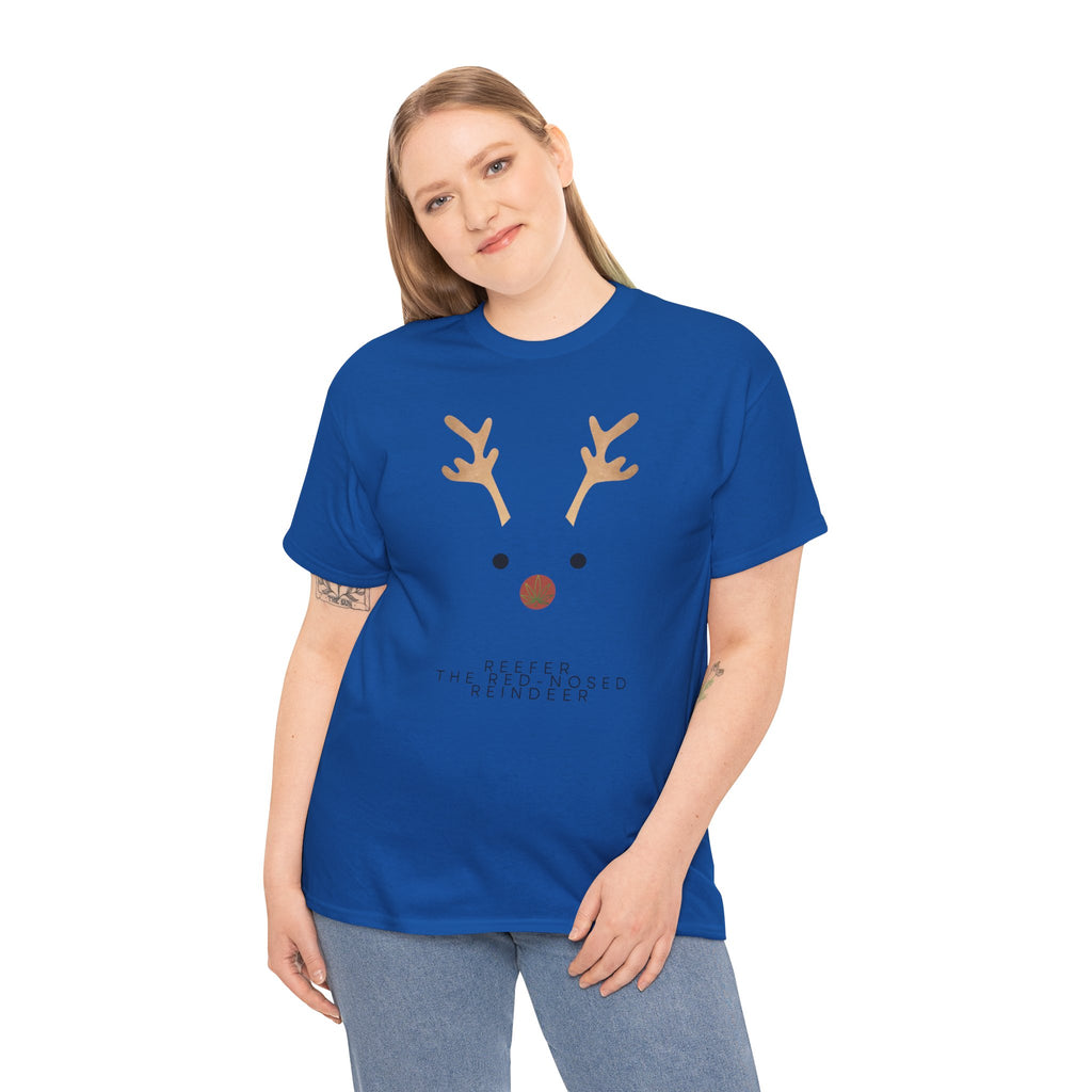 Reindeer Unisex Heavy Cotton Tee