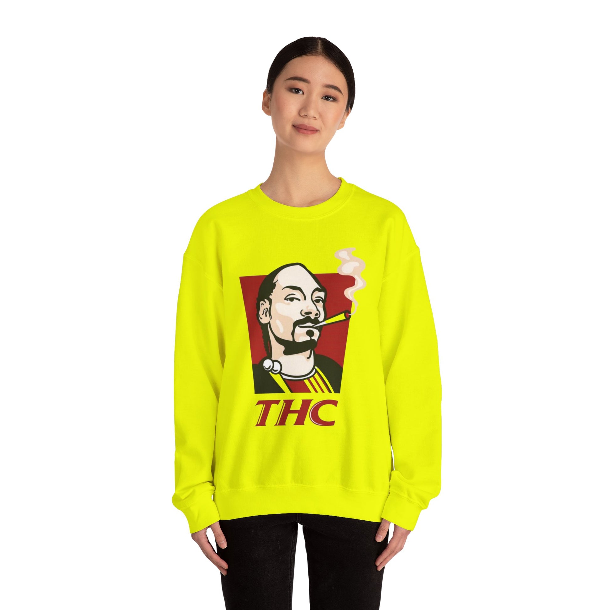 Bucket Love Graphic Crewneck Sweatshirt - Cozy Vintage Style for Chill Vibes