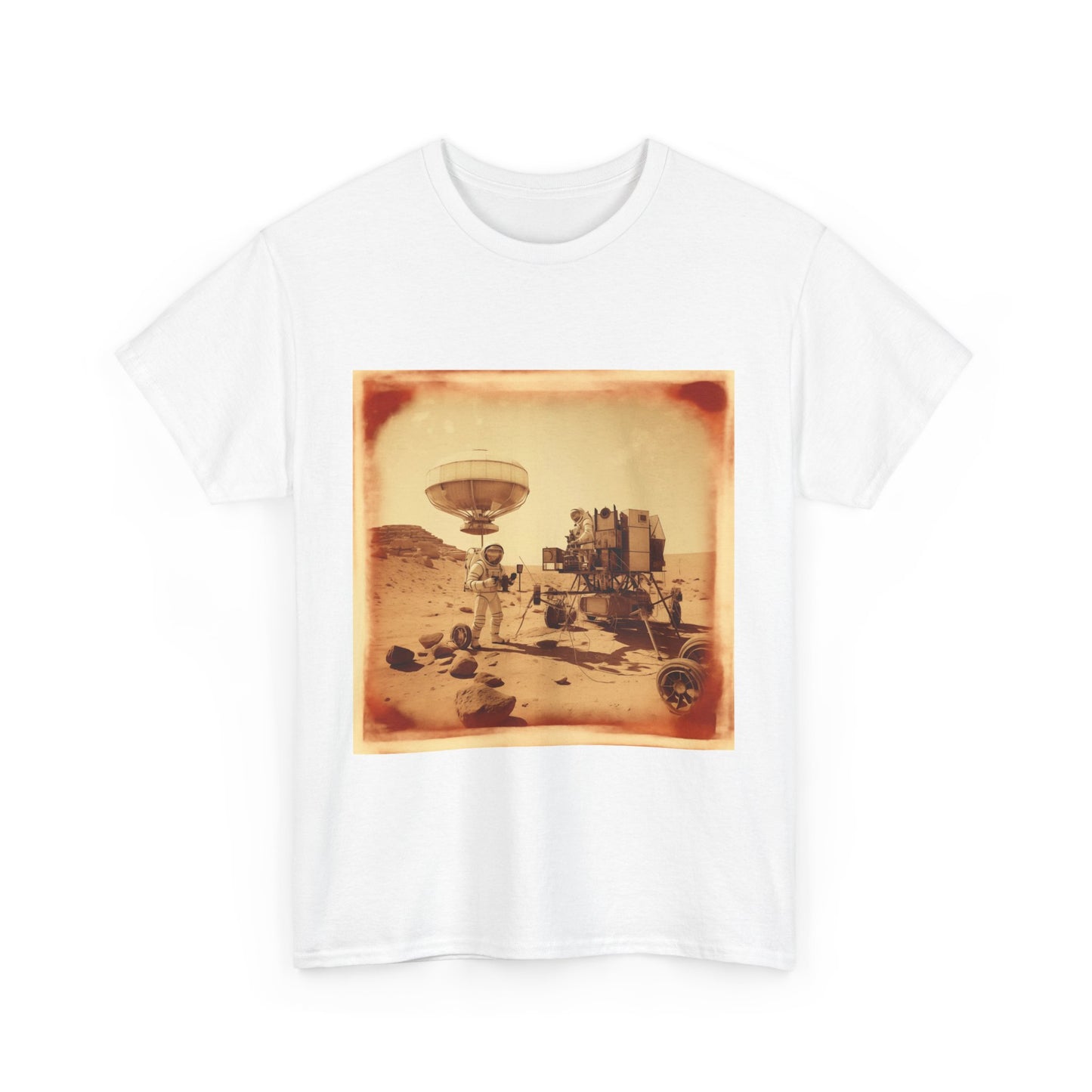 Martian Polaroid Unisex Heavy Cotton Tee