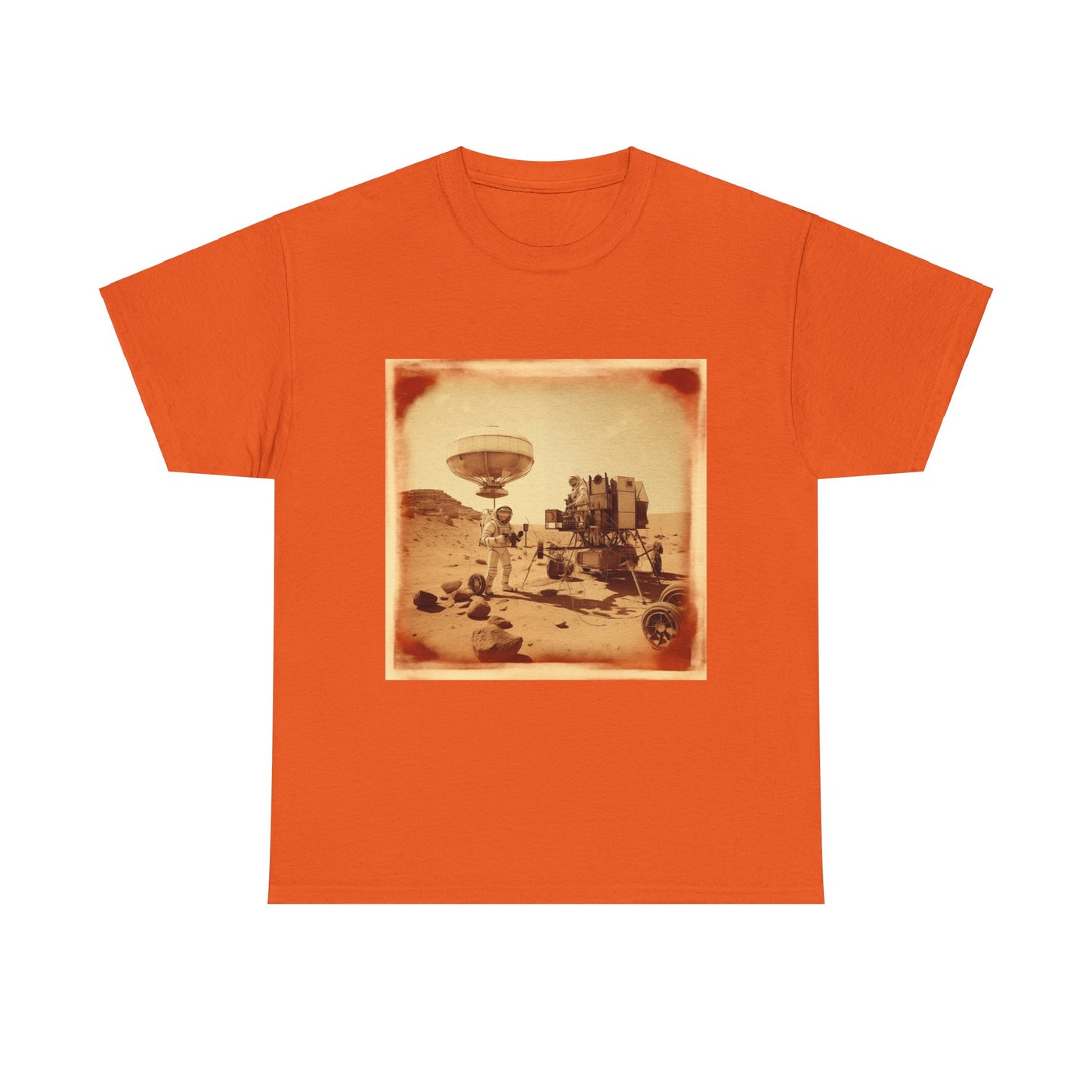 Martian Polaroid Unisex Heavy Cotton Tee