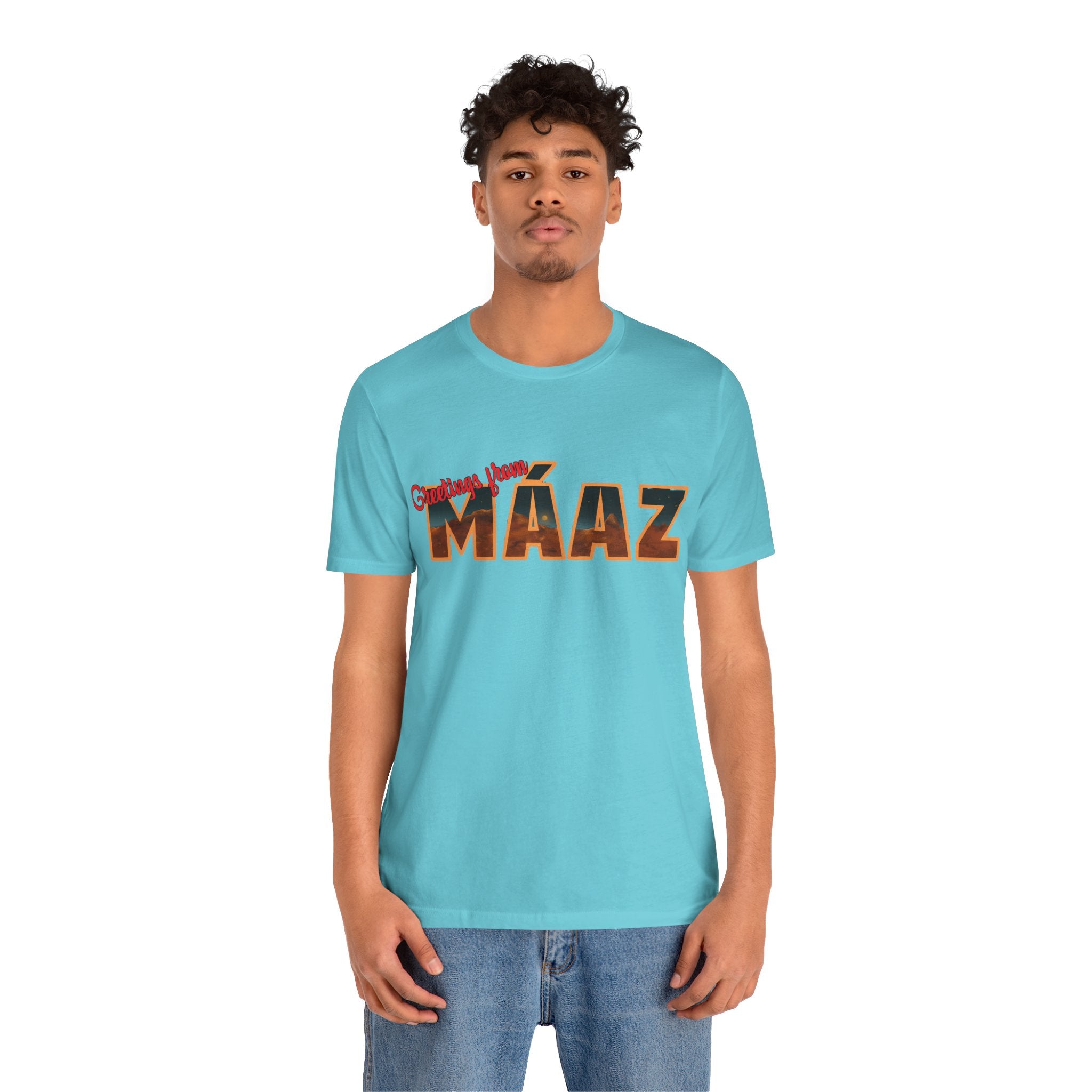 Greetings from Máaz Unisex Jersey Short Sleeve Tee