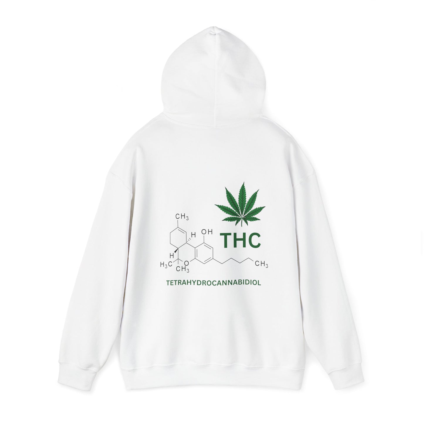 THC Molecule Unisex Heavy Blend Hooded Sweatshirt