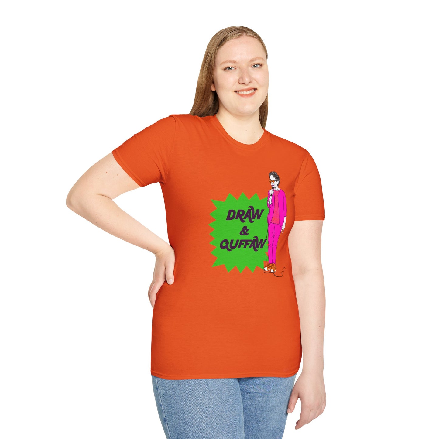 Draw and Guffaw Unisex Softstyle T-Shirt