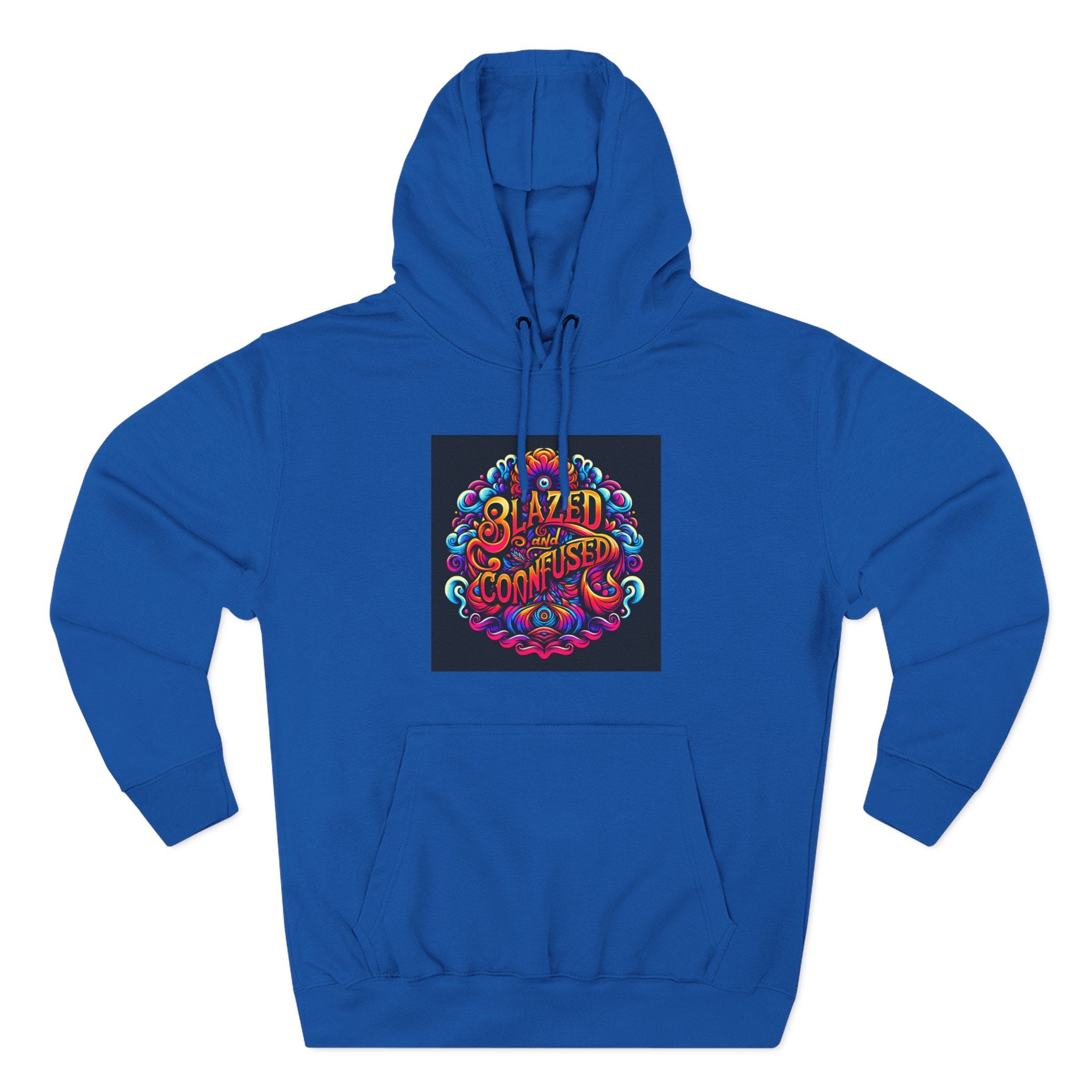 Blazed and Confused Three-Panel Fleece Hoodie