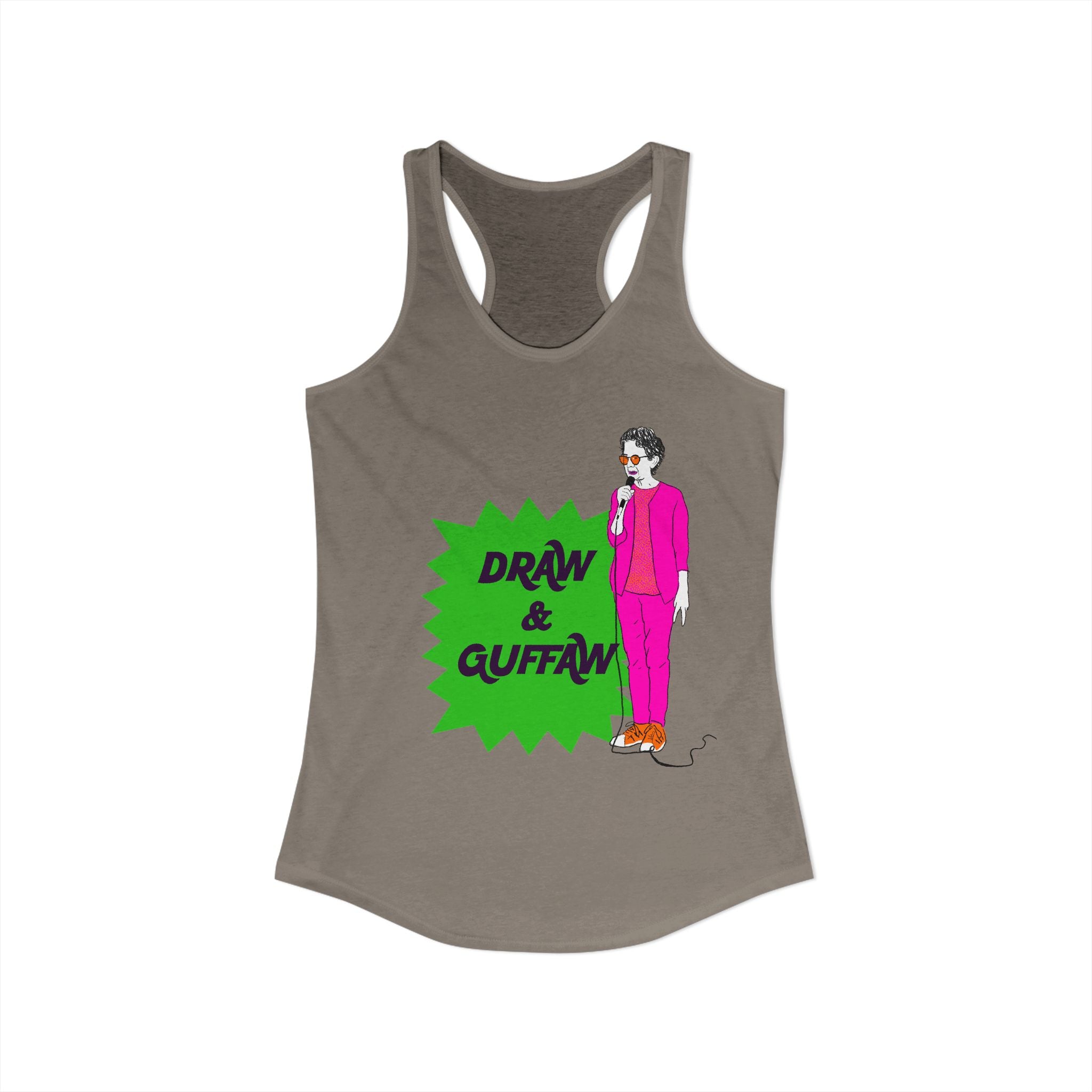 Draw and Guffaw Women's Ideal Racerback Tank