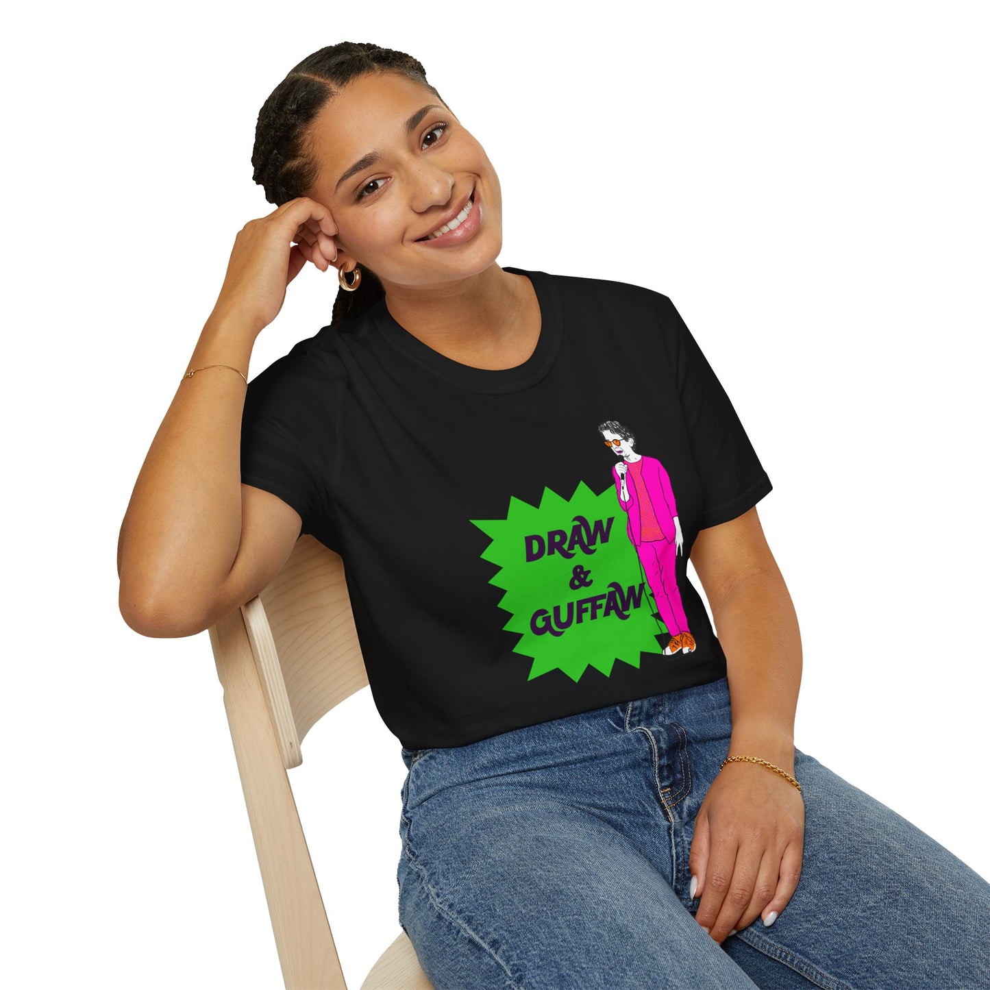 Draw and Guffaw Unisex Softstyle T-Shirt