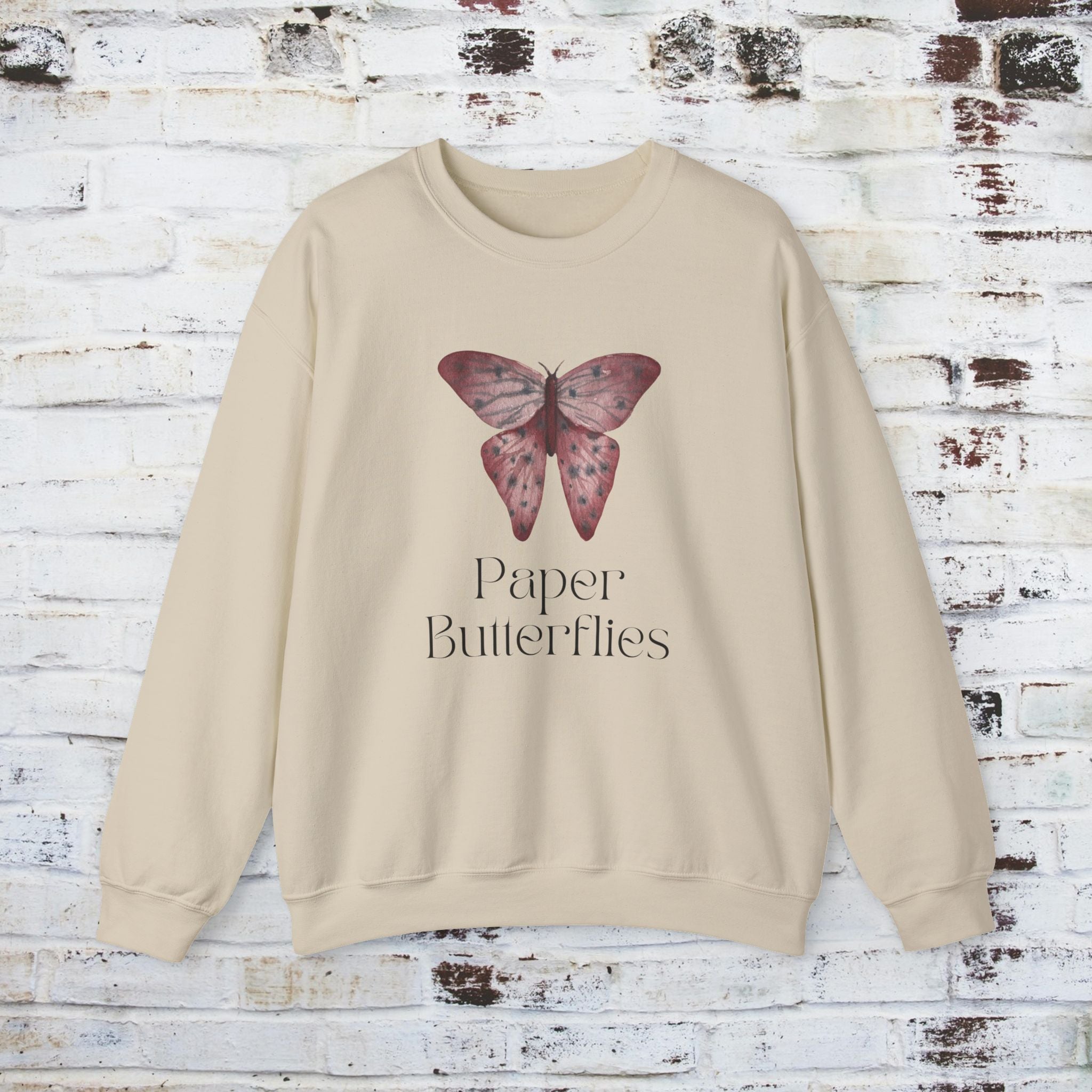 Paper Butterflies Unisex Heavy Blend Crewneck Sweatshirt