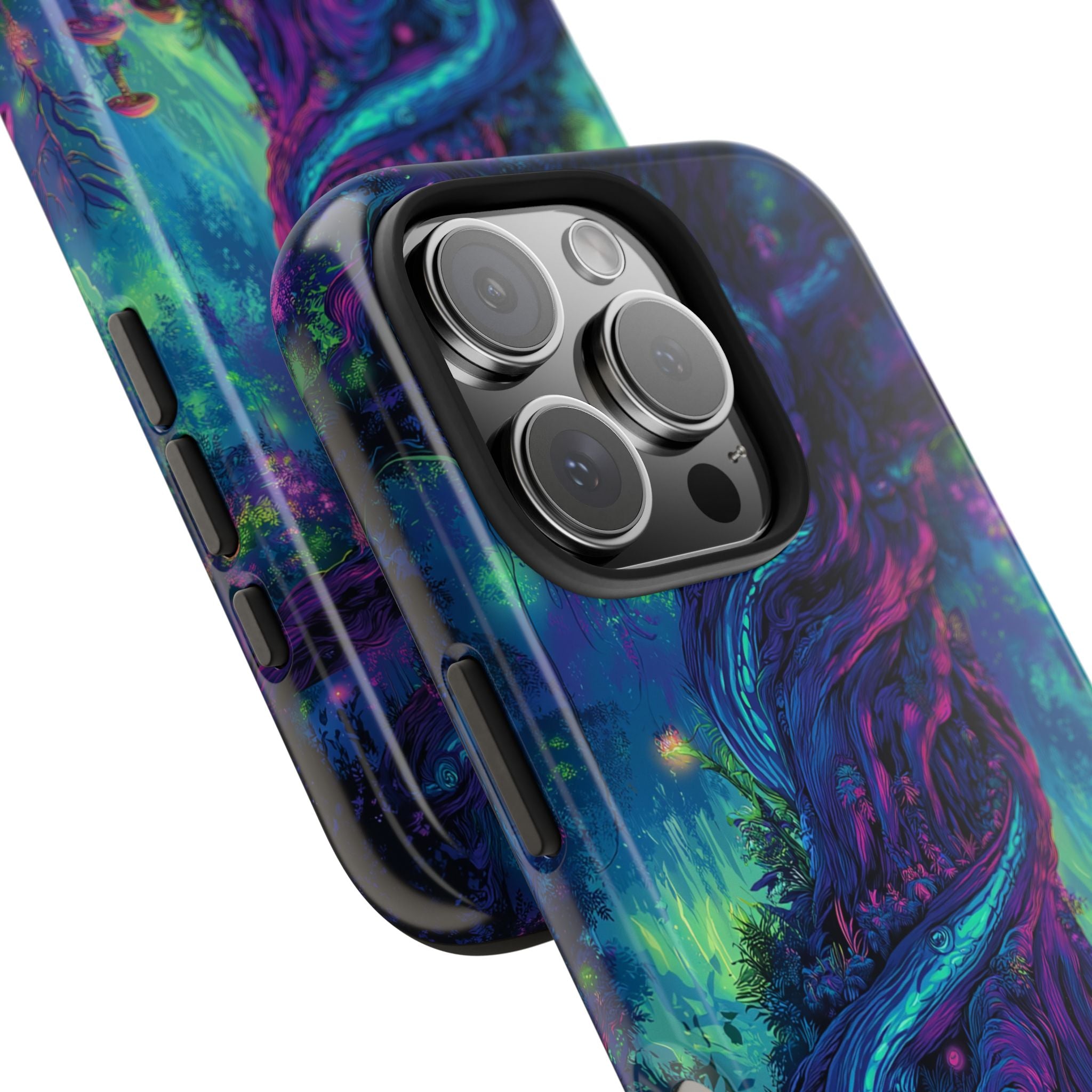 Psychedelic Tree Tough Phone Cases