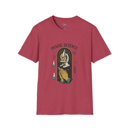 Praise Science Unisex Softstyle T-Shirt - Science Enthusiast Tee