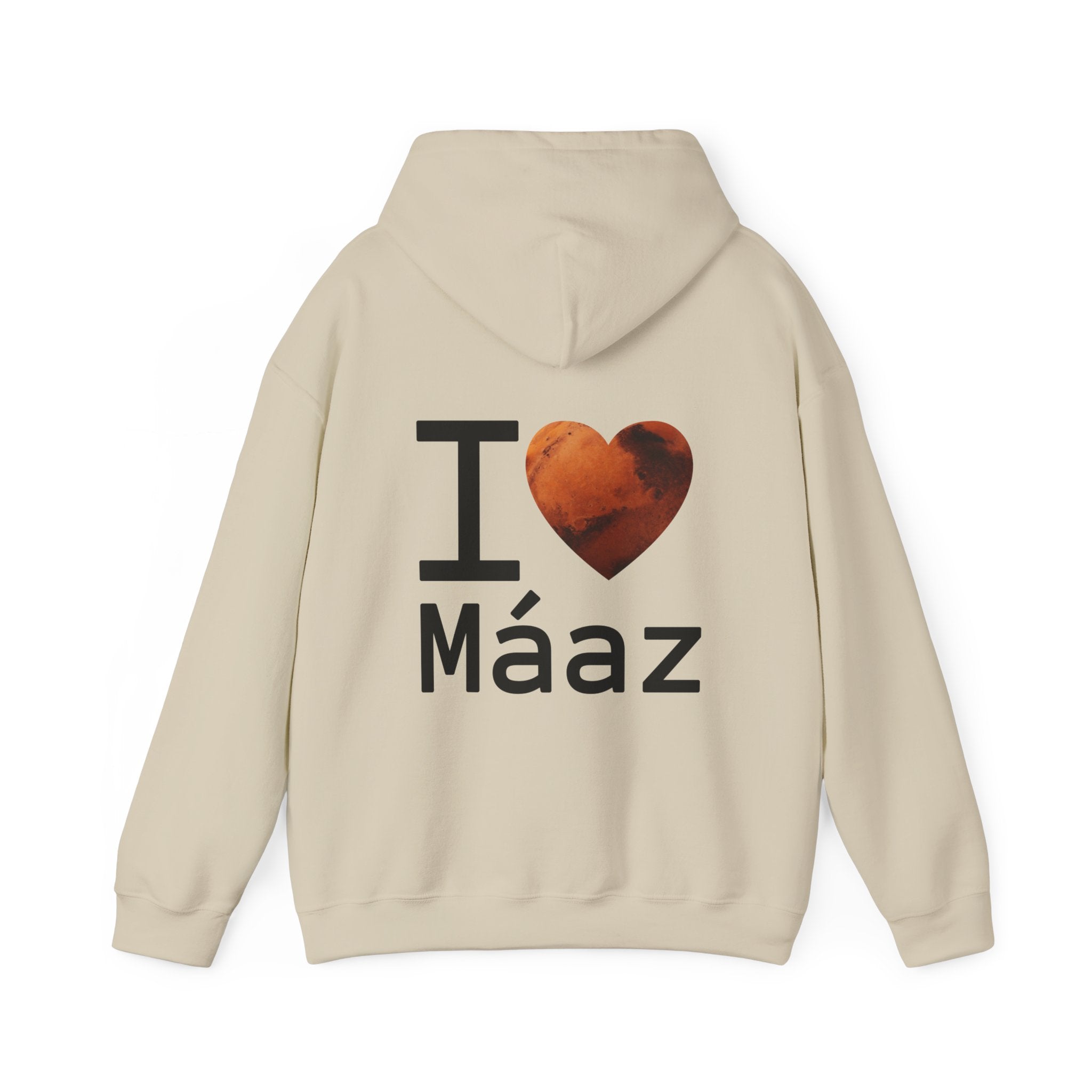 I Love Mars Unisex Heavy Blend Hooded Sweatshirt