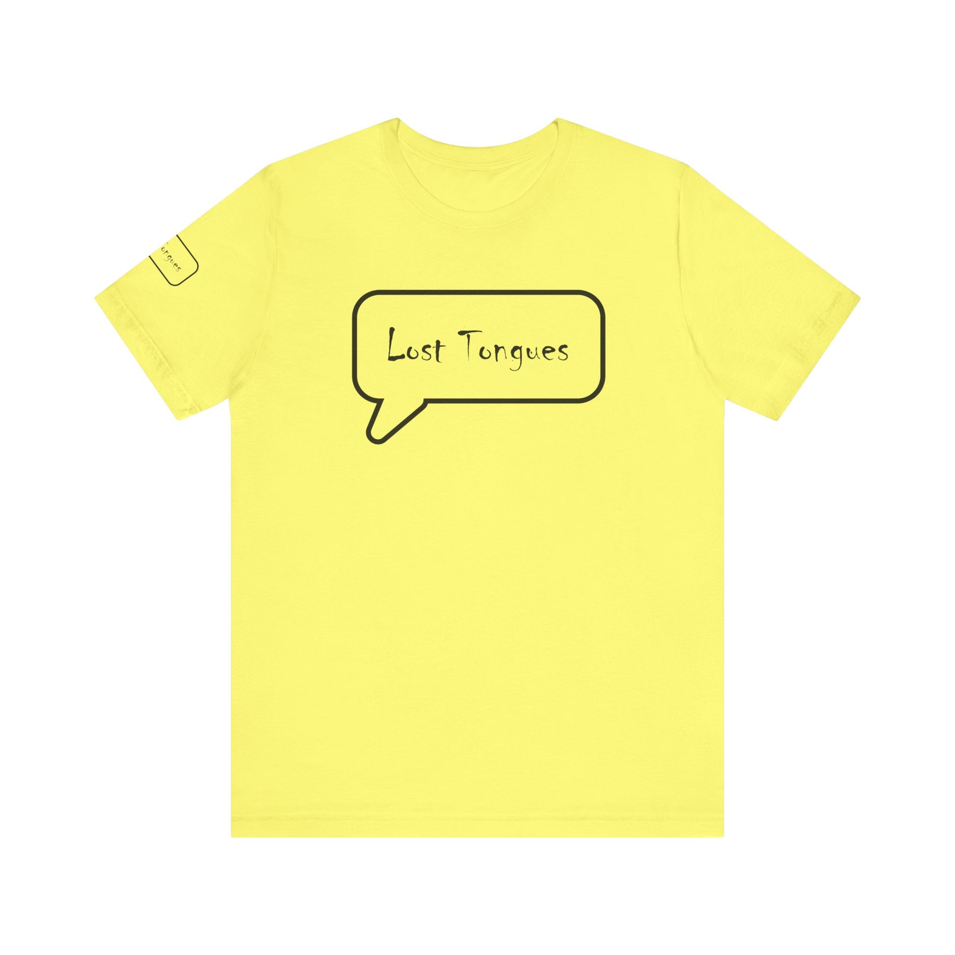 Lost Tongues Unisex Jersey Short Sleeve Tee