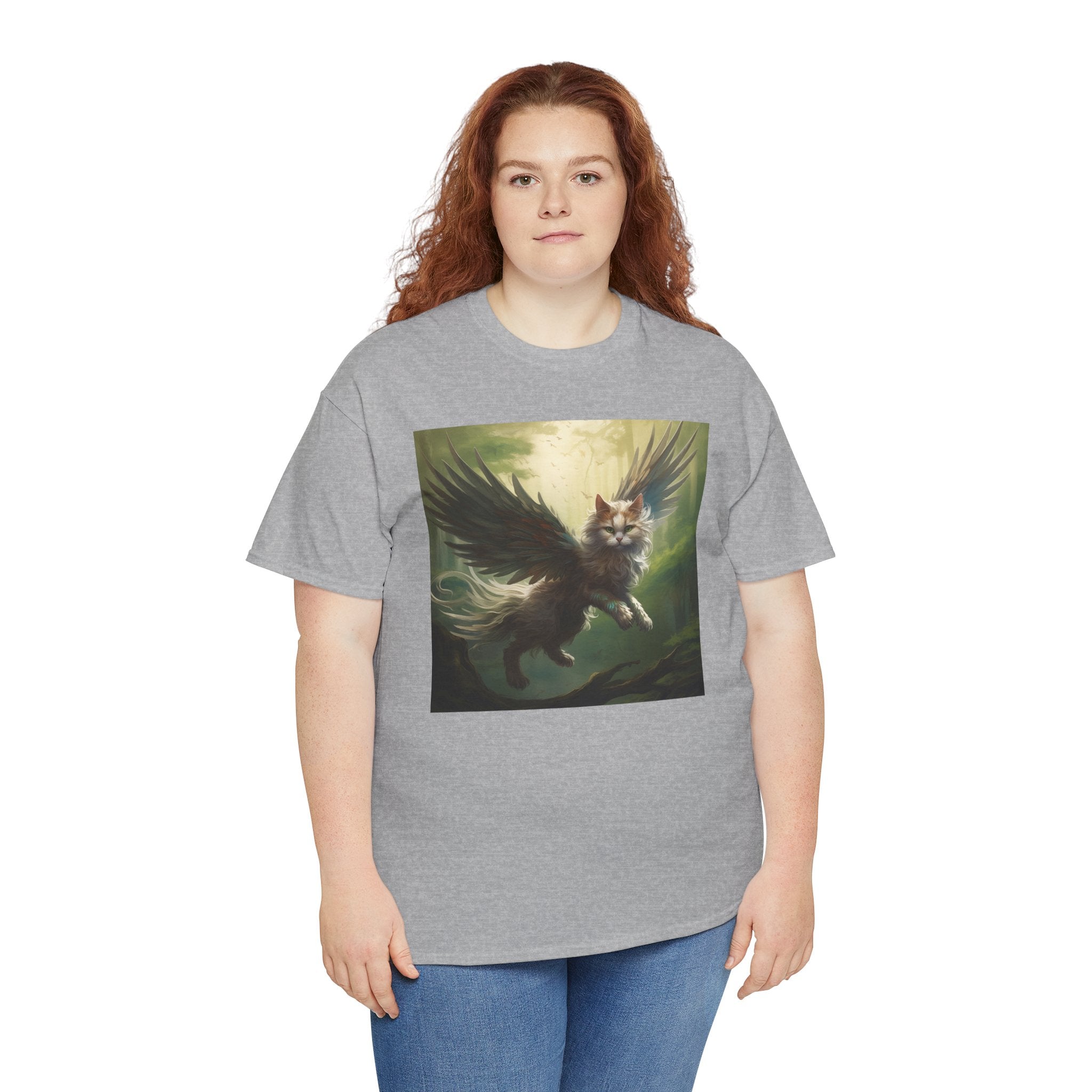 Fantasy Cat Unisex Heavy Cotton Tee