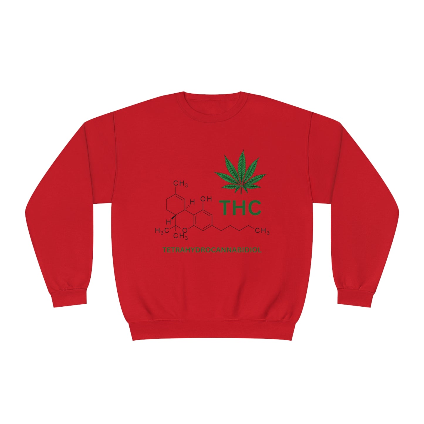 THC Molecule Unisex NuBlend Crewneck Sweatshirt