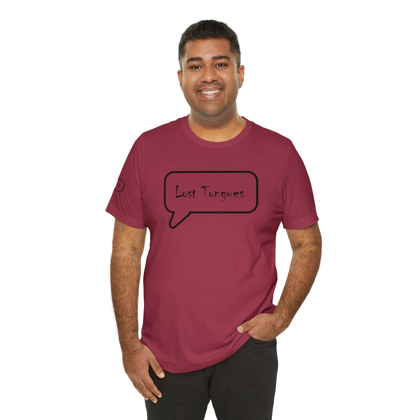 Lost Tongues Unisex Jersey Short Sleeve Tee