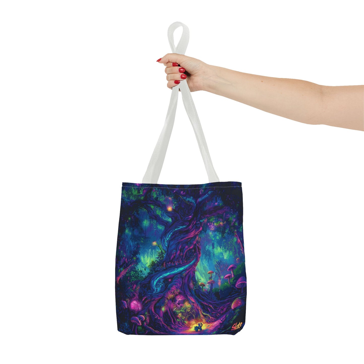 Psychedelic Tree Tote Bag (AOP)