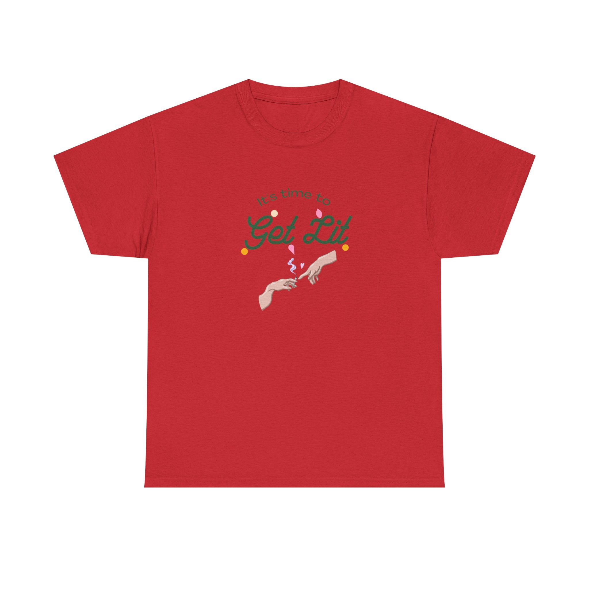 Get Lit Holiday Unisex Heavy Cotton Tee