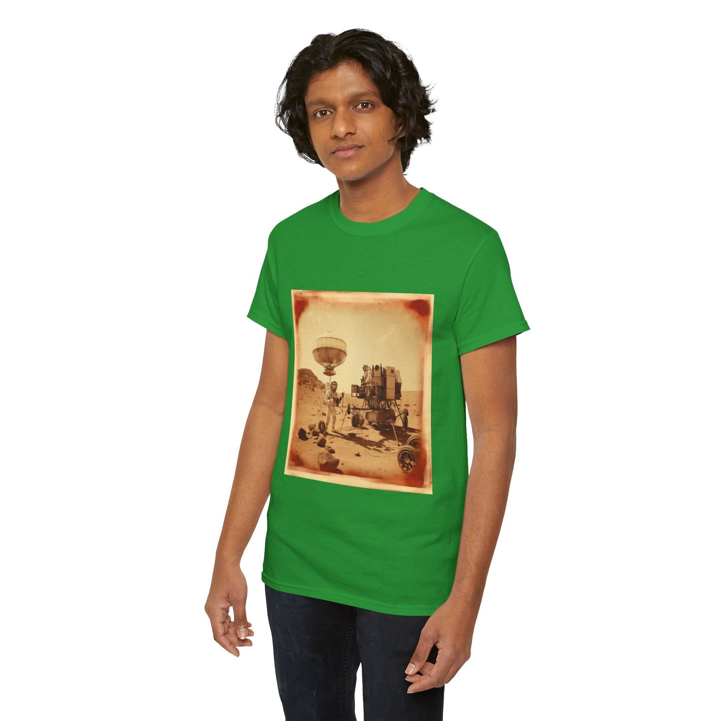 Martian Polaroid Unisex Heavy Cotton Tee