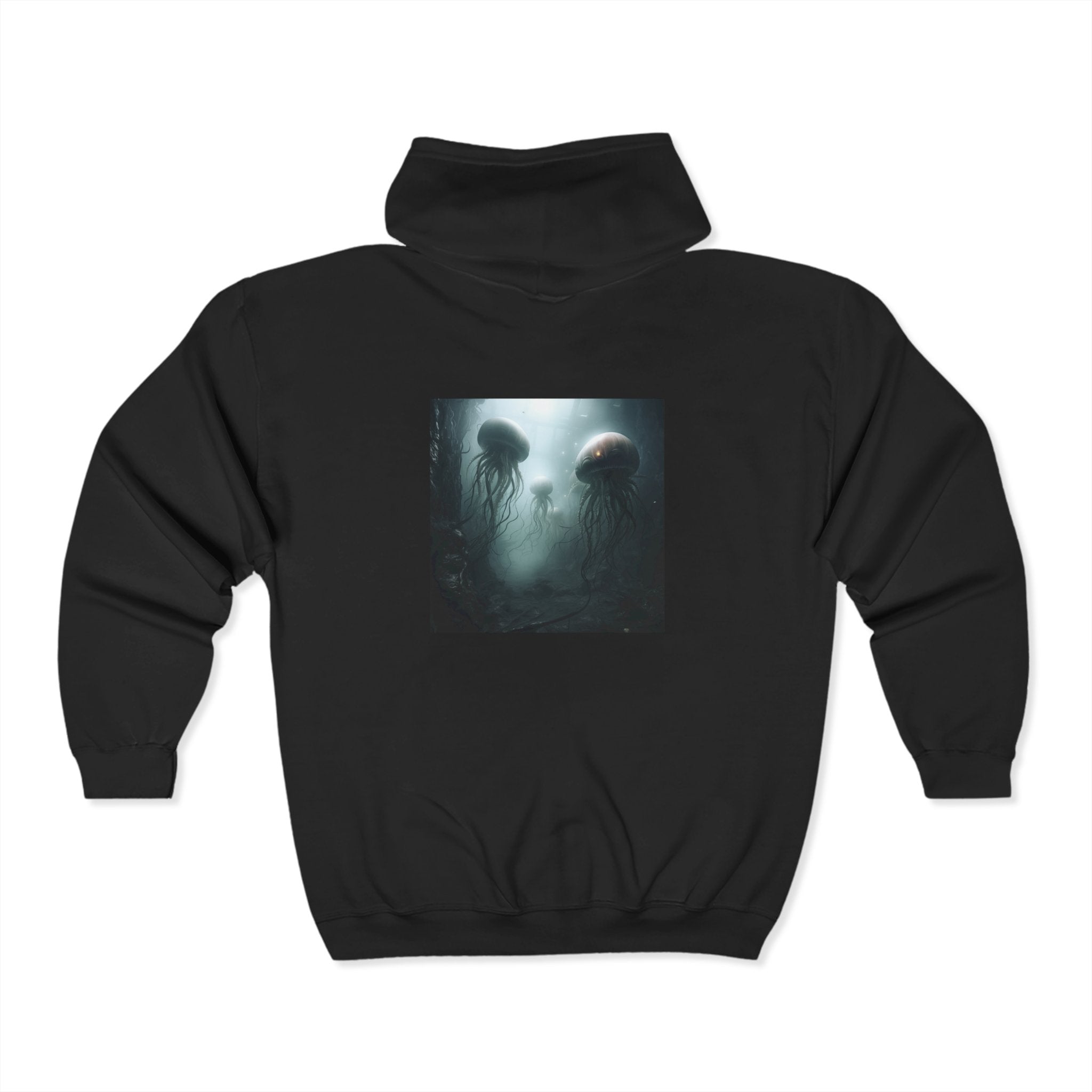 Alien Jellyfish Unisex Heavy Blend Full Zip Hooded Sweatshirt