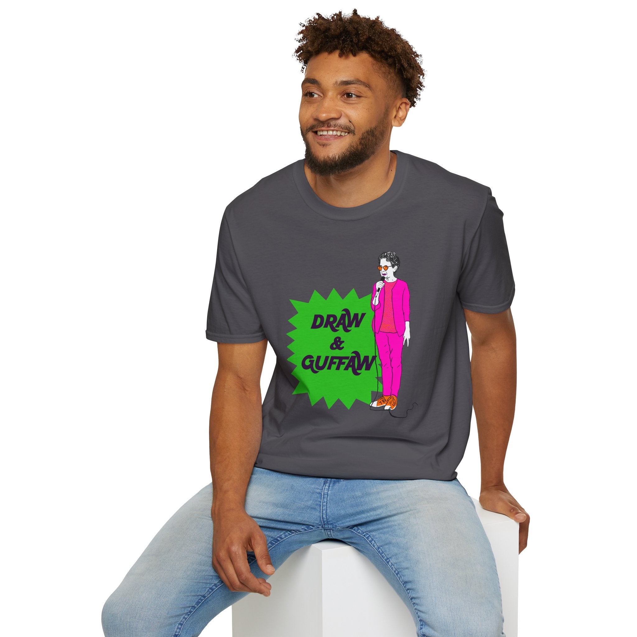 Draw and Guffaw Unisex Softstyle T-Shirt