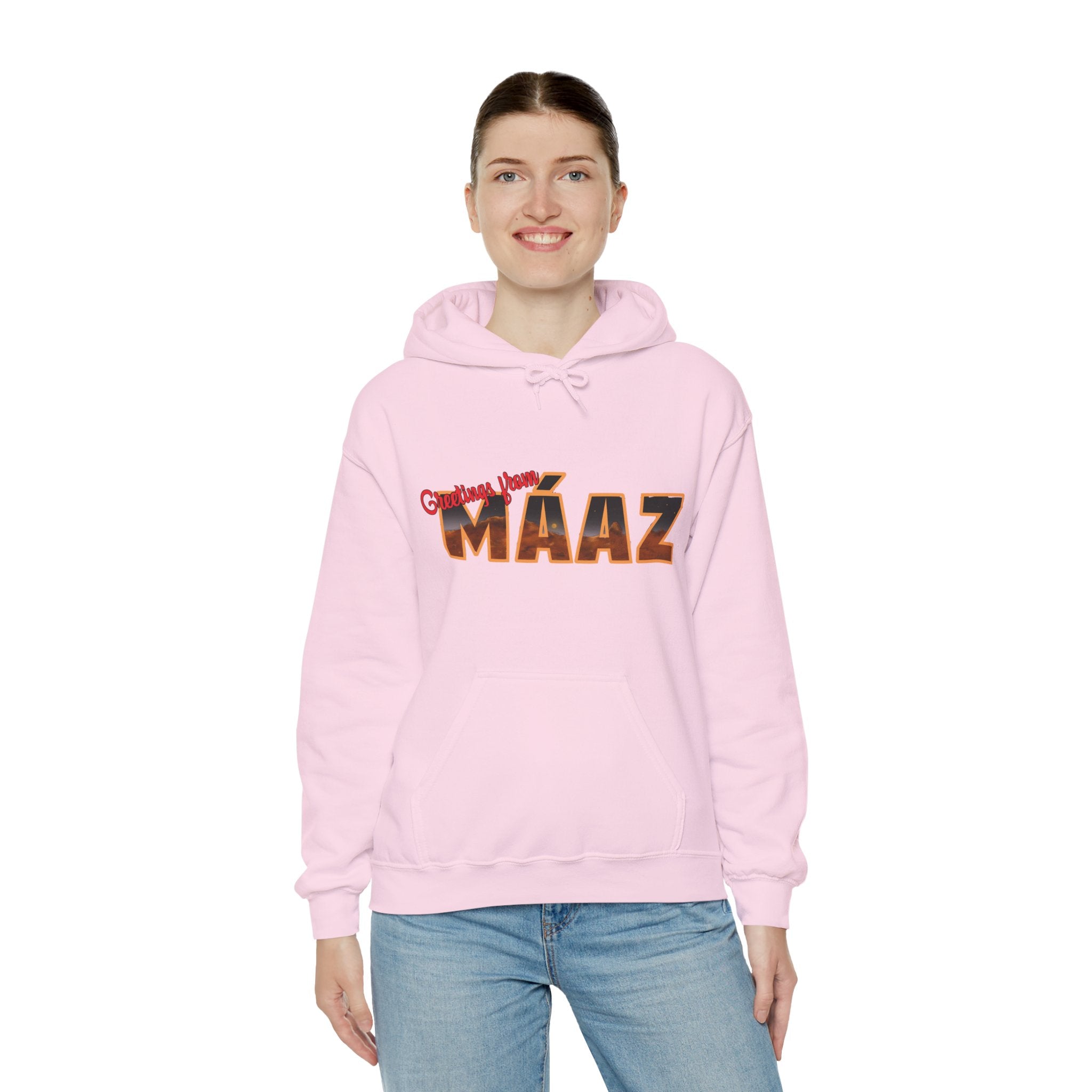 Greetings from Máaz Martians Unisex Heavy Blend Hooded Sweatshirt