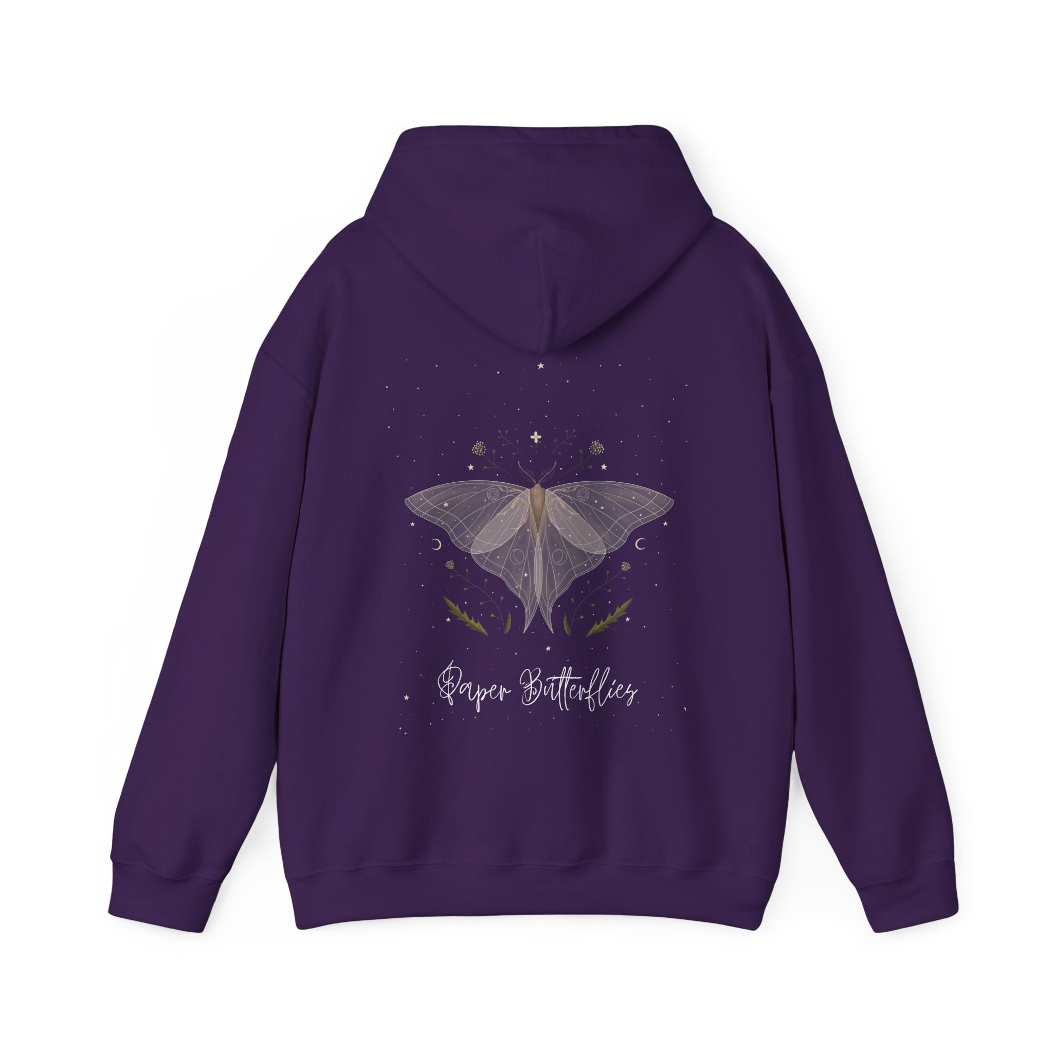 Paper Butterflies Fancy Unisex Heavy Blend Hooded Sweatshirt