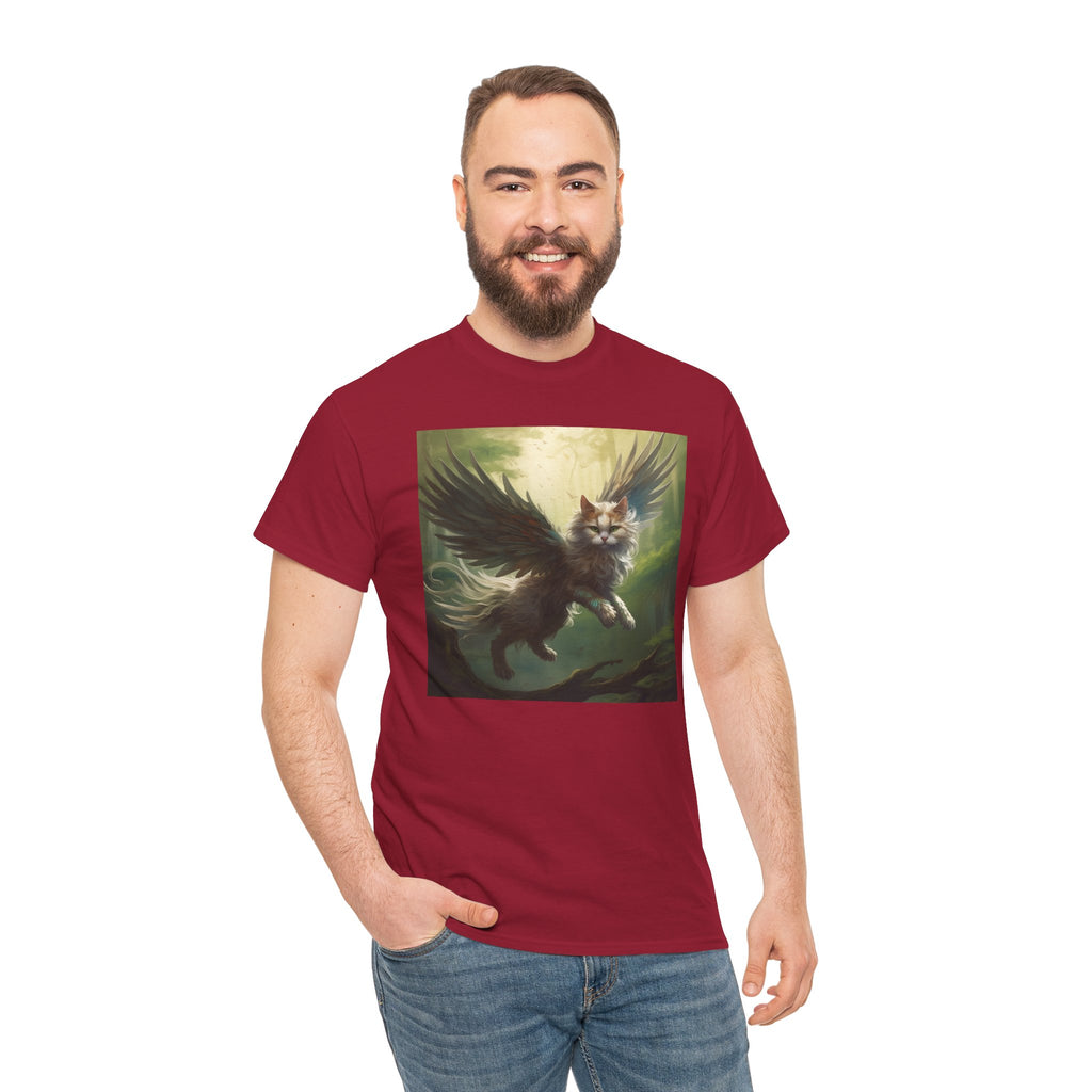 Fantasy Cat Unisex Heavy Cotton Tee