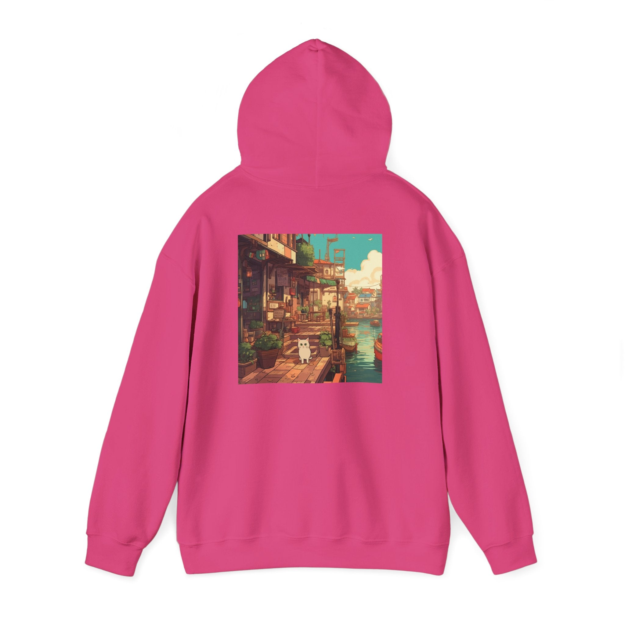 Studio Ghibli Style Cat Unisex Heavy Blend  Hooded Sweatshirt