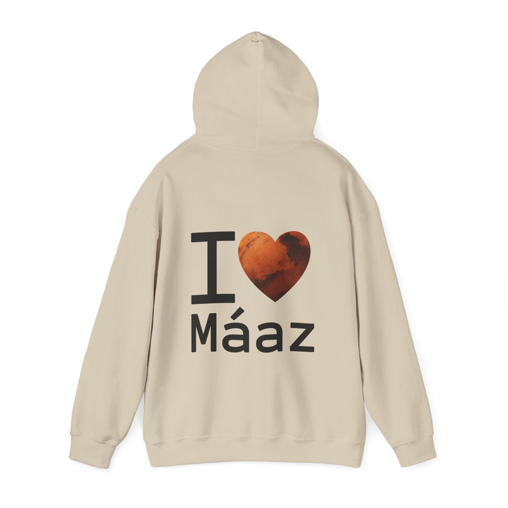I Love Mars Unisex Heavy Blend Hooded Sweatshirt