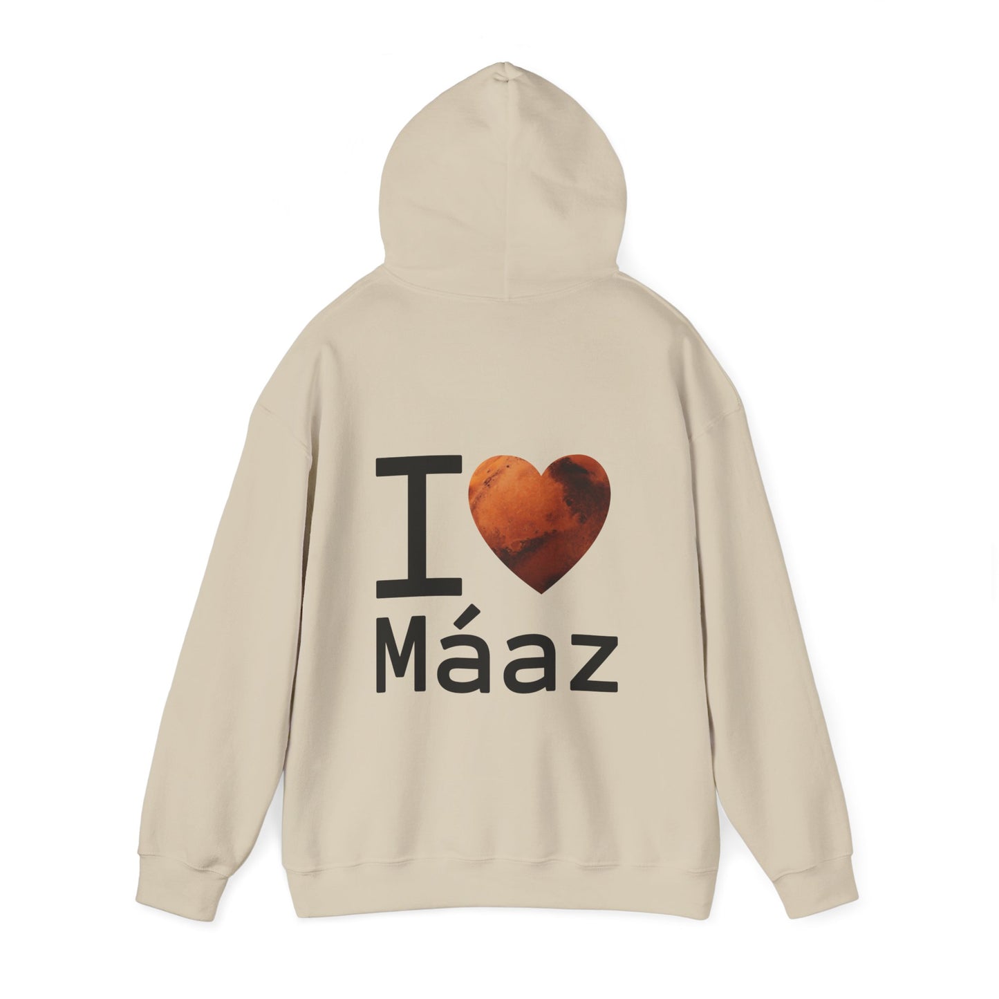 I Love Mars Unisex Heavy Blend Hooded Sweatshirt