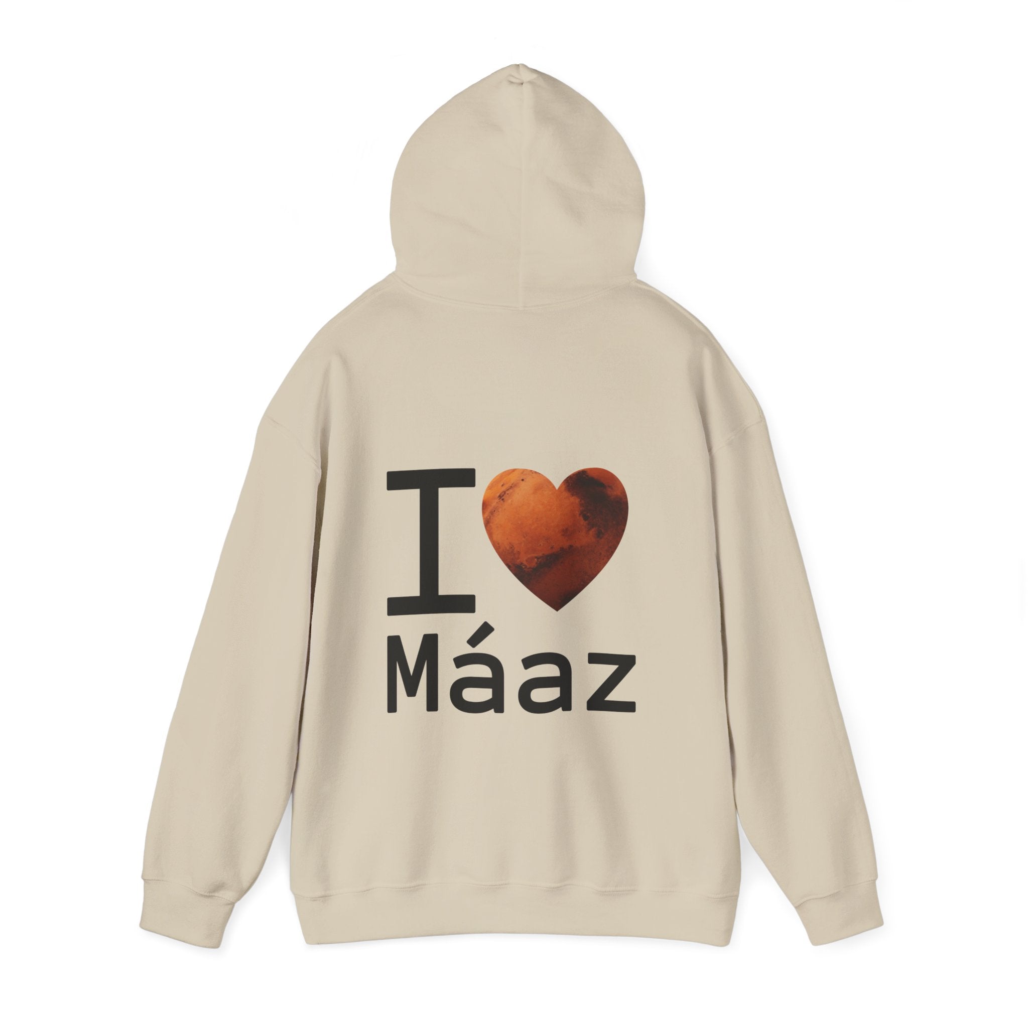 I Love Mars Unisex Heavy Blend Hooded Sweatshirt
