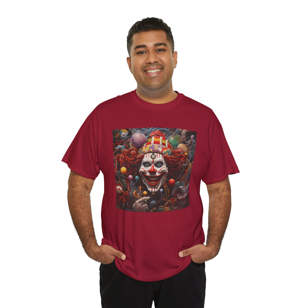 Clown Mutiny Face Unisex Heavy Cotton Tee