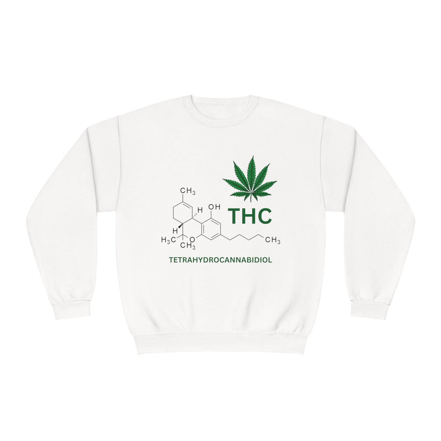 THC Molecule Unisex NuBlend Crewneck Sweatshirt