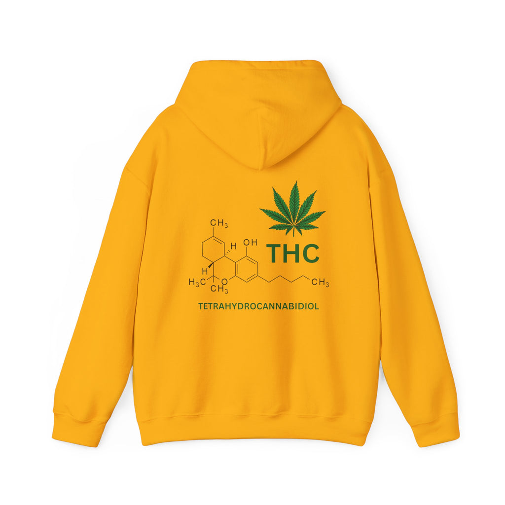 THC Molecule Unisex Heavy Blend Hooded Sweatshirt