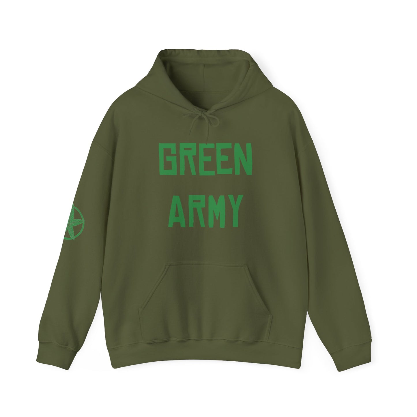 Green Army Unisex Heavy Blend Hooded Sweatshirt