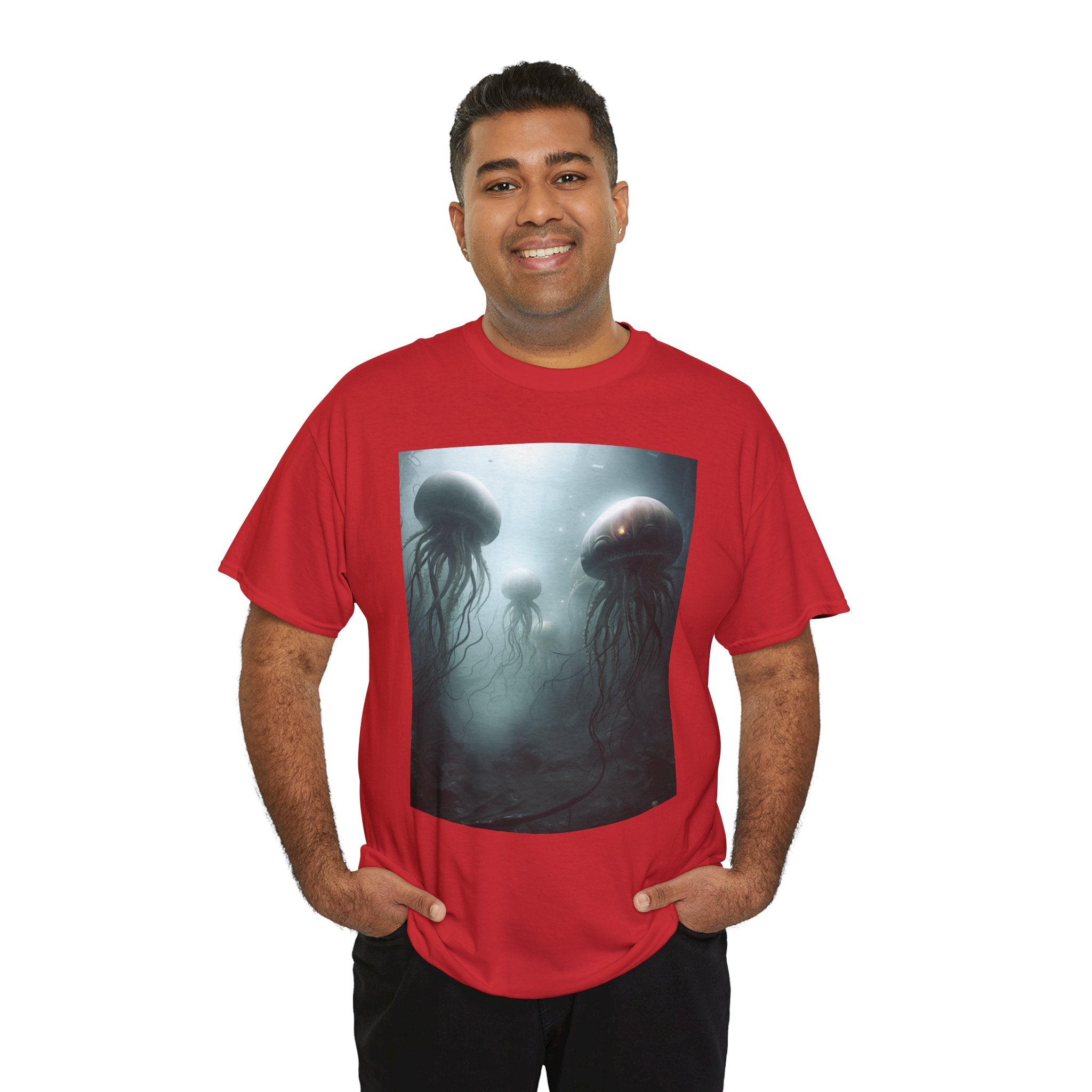 Alien Jellyfish Unisex Heavy Cotton Tee
