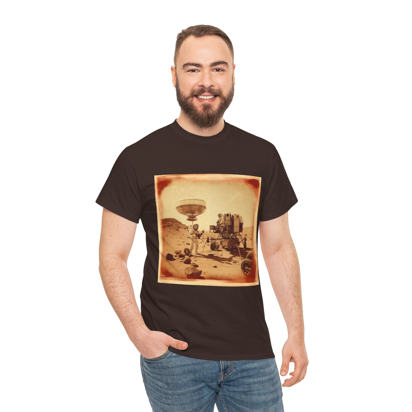 Martian Polaroid Unisex Heavy Cotton Tee