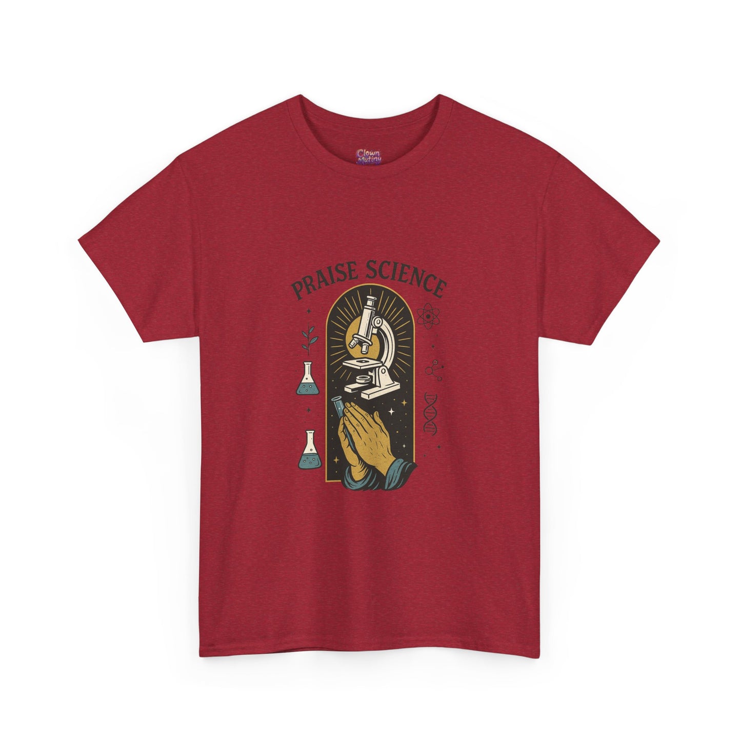 Praise Science Unisex Heavy Cotton Tee - Science Lover's T-Shirt for Educators and Students